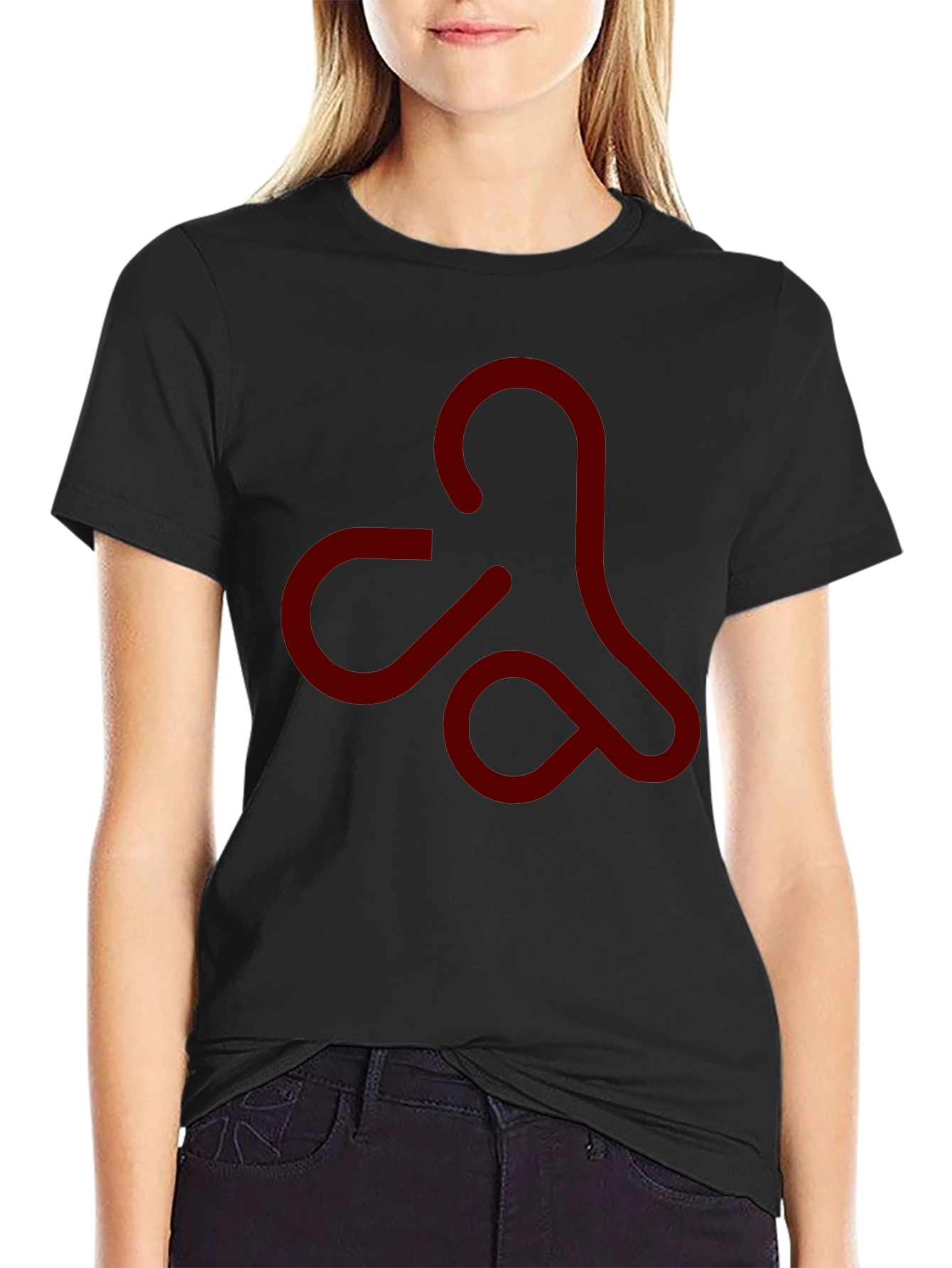 Abstract Symbol Black T-Shirt