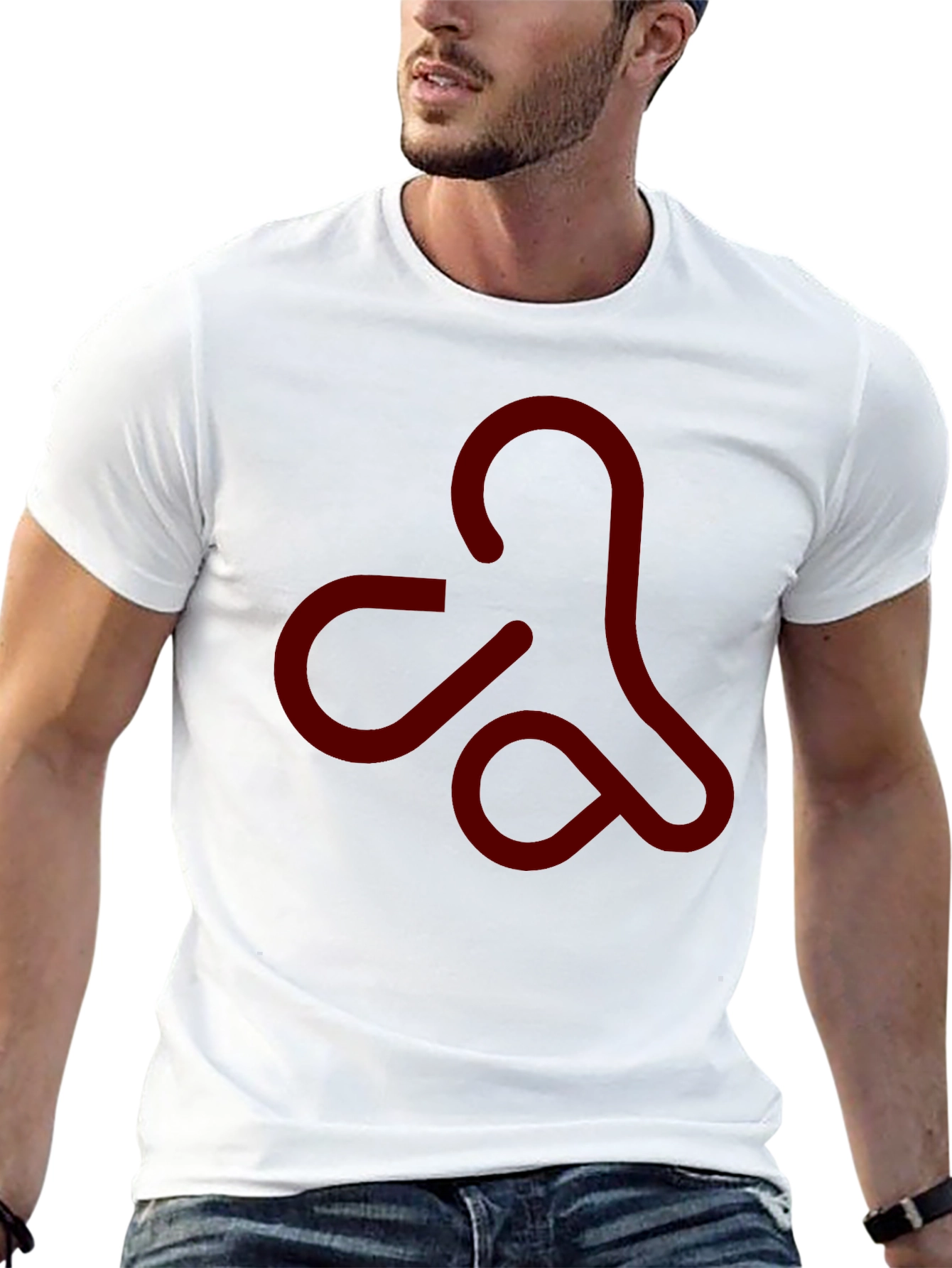 Abstract Symbol Black T-Shirt