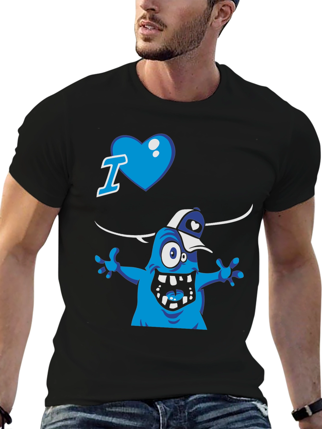 I Heart Monster Graphic T-Shirt - Fun & Unique