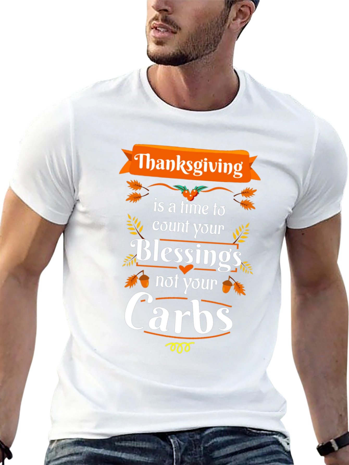 Thanksgiving Blessings Not Carbs T-Shirt