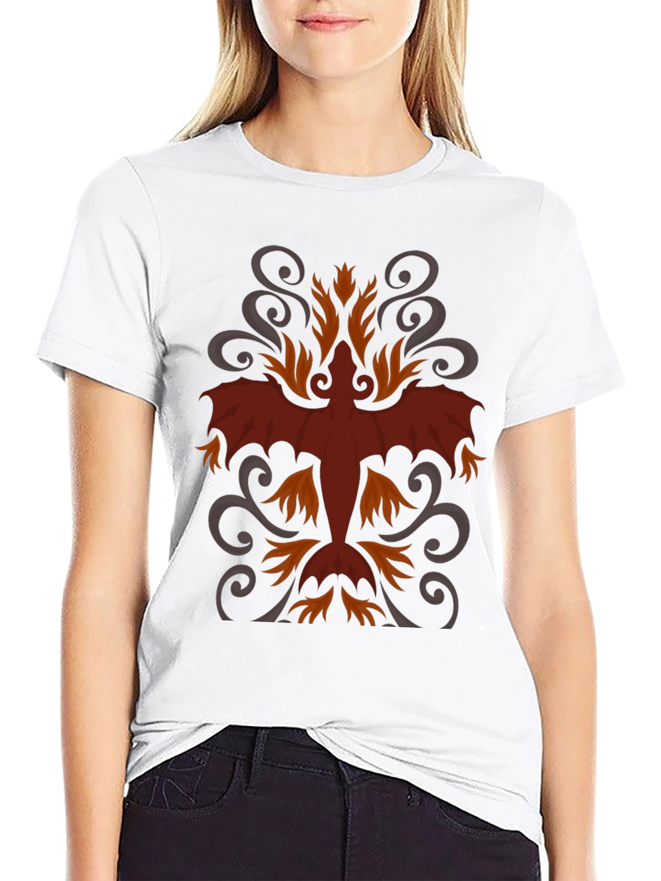 Dragon Graphic Tee - Stylish Mens Black T-Shirt