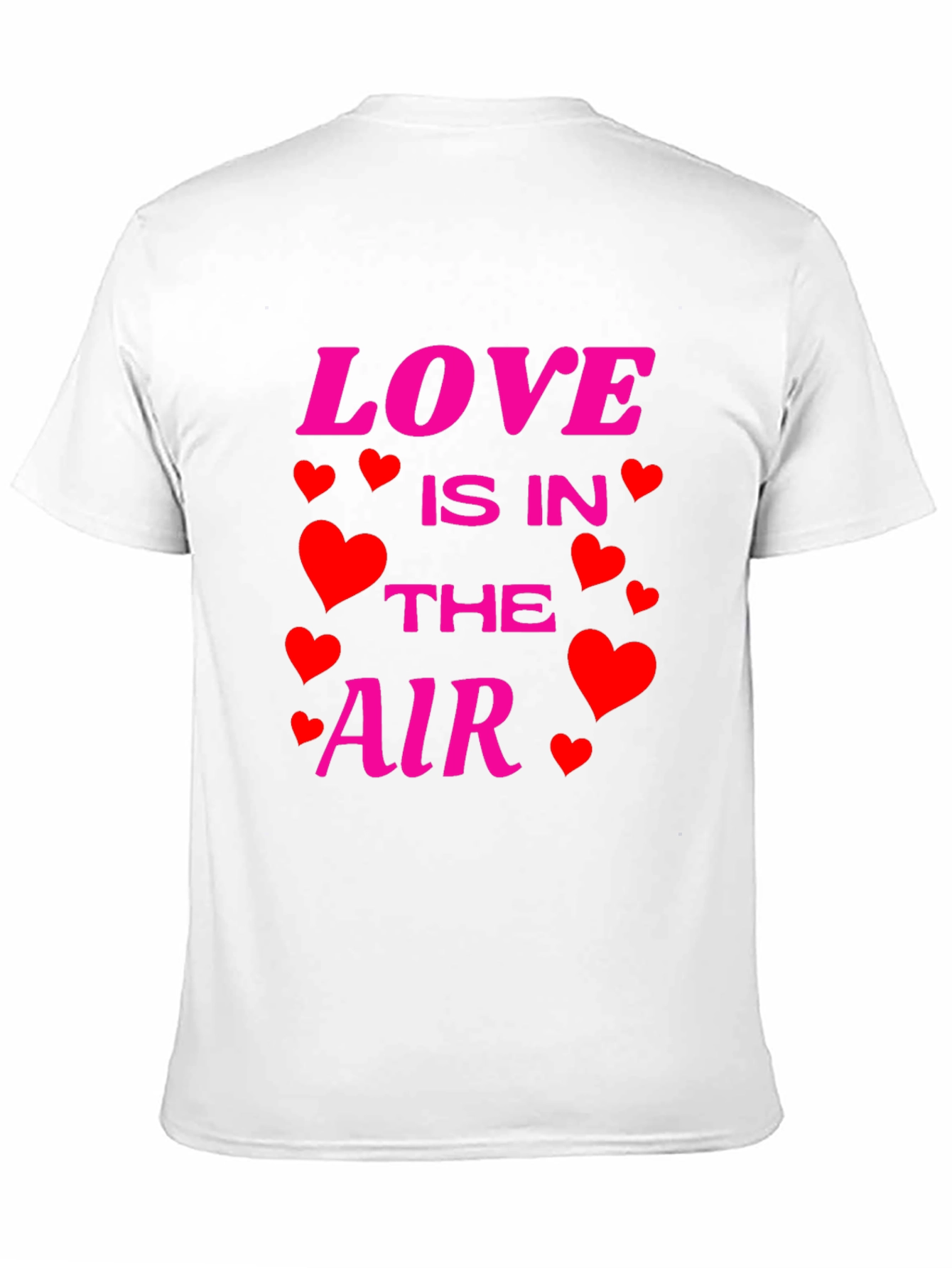 Love Is In The Air Valentines Day Black T-Shirt