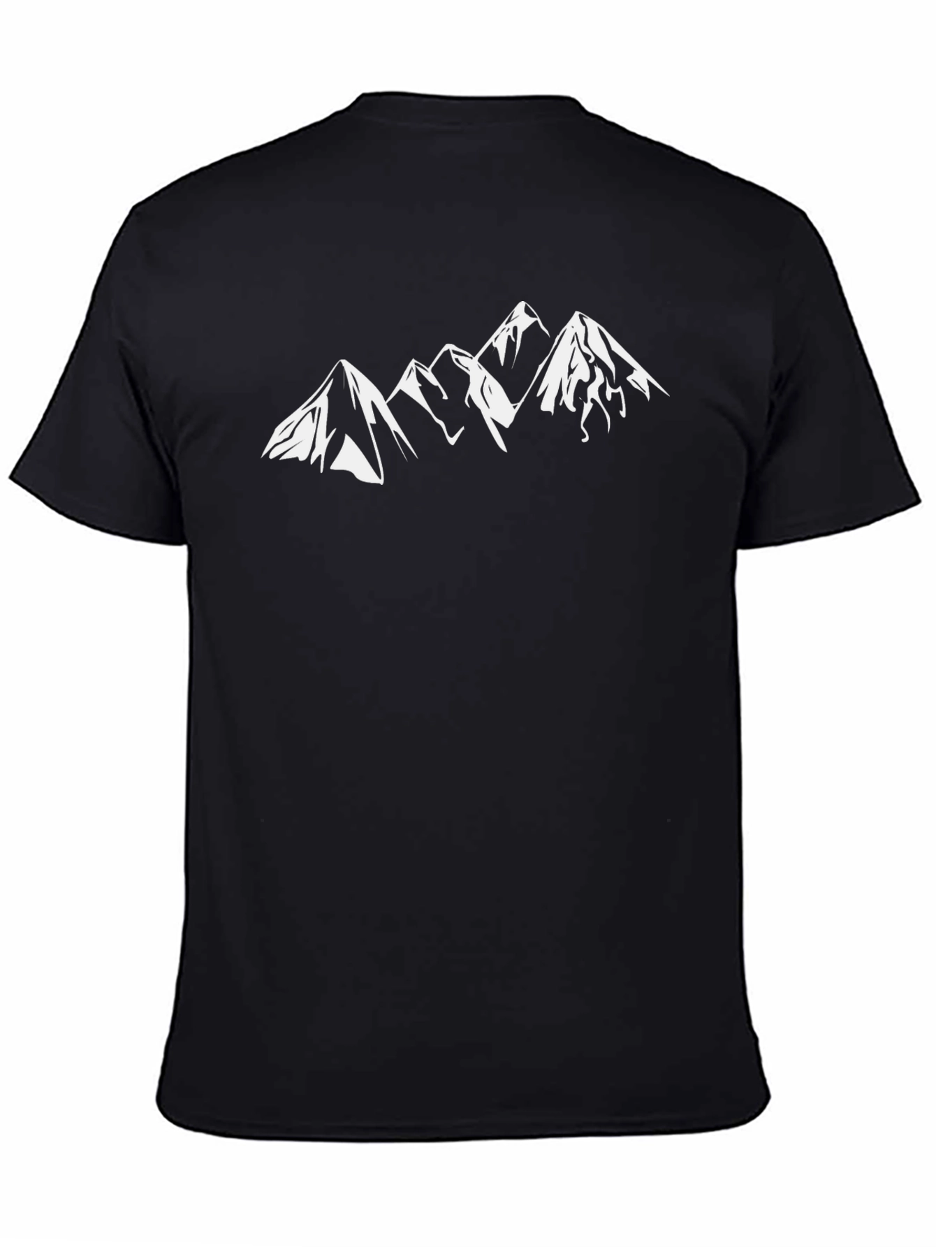 Mountain Graphic Black T-Shirt for Men