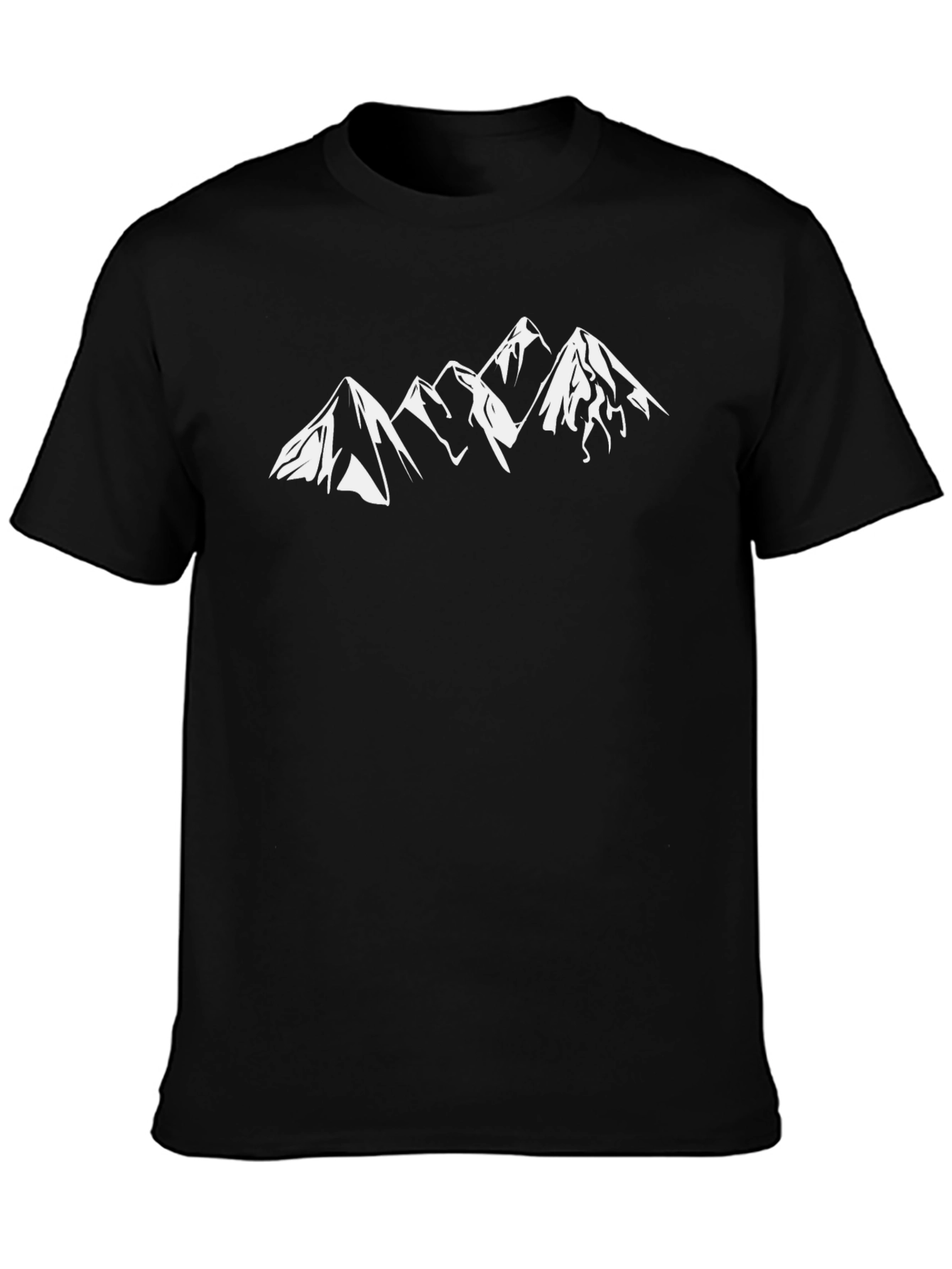 Mountain Graphic Black T-Shirt for Men