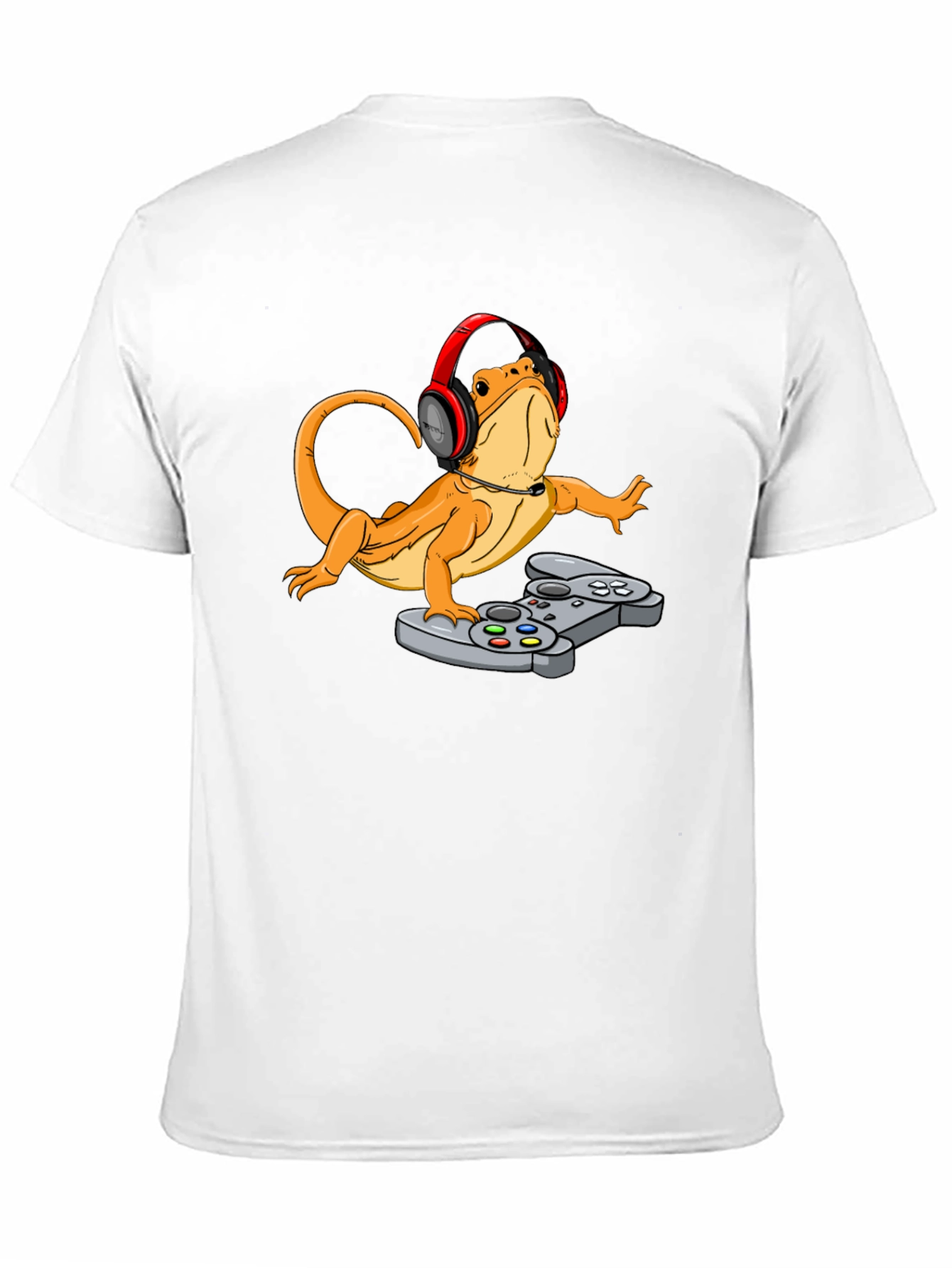 Gamer Lizard T-Shirt - Funny Reptile Gaming Tee