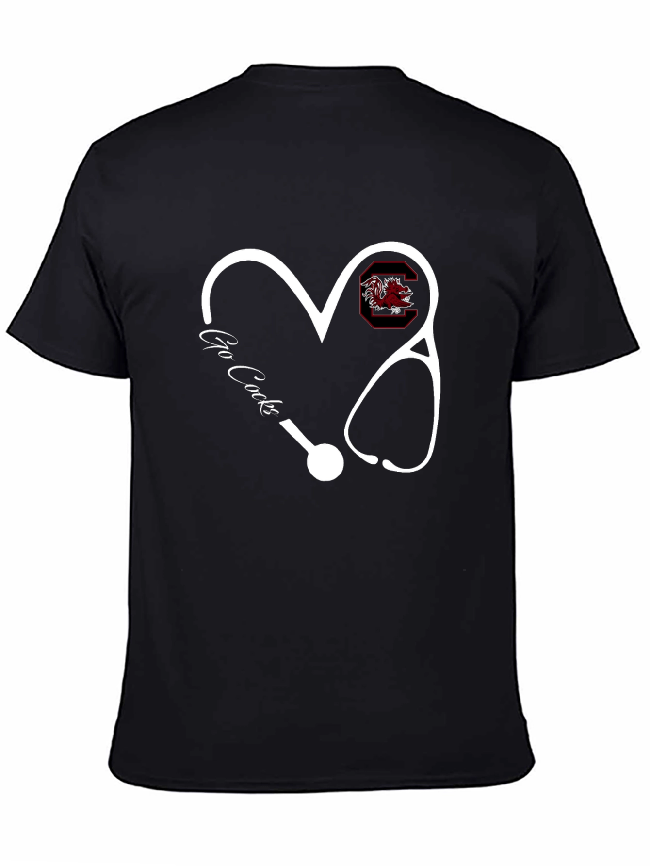 Go Cocks Stethoscope Heart T-Shirt