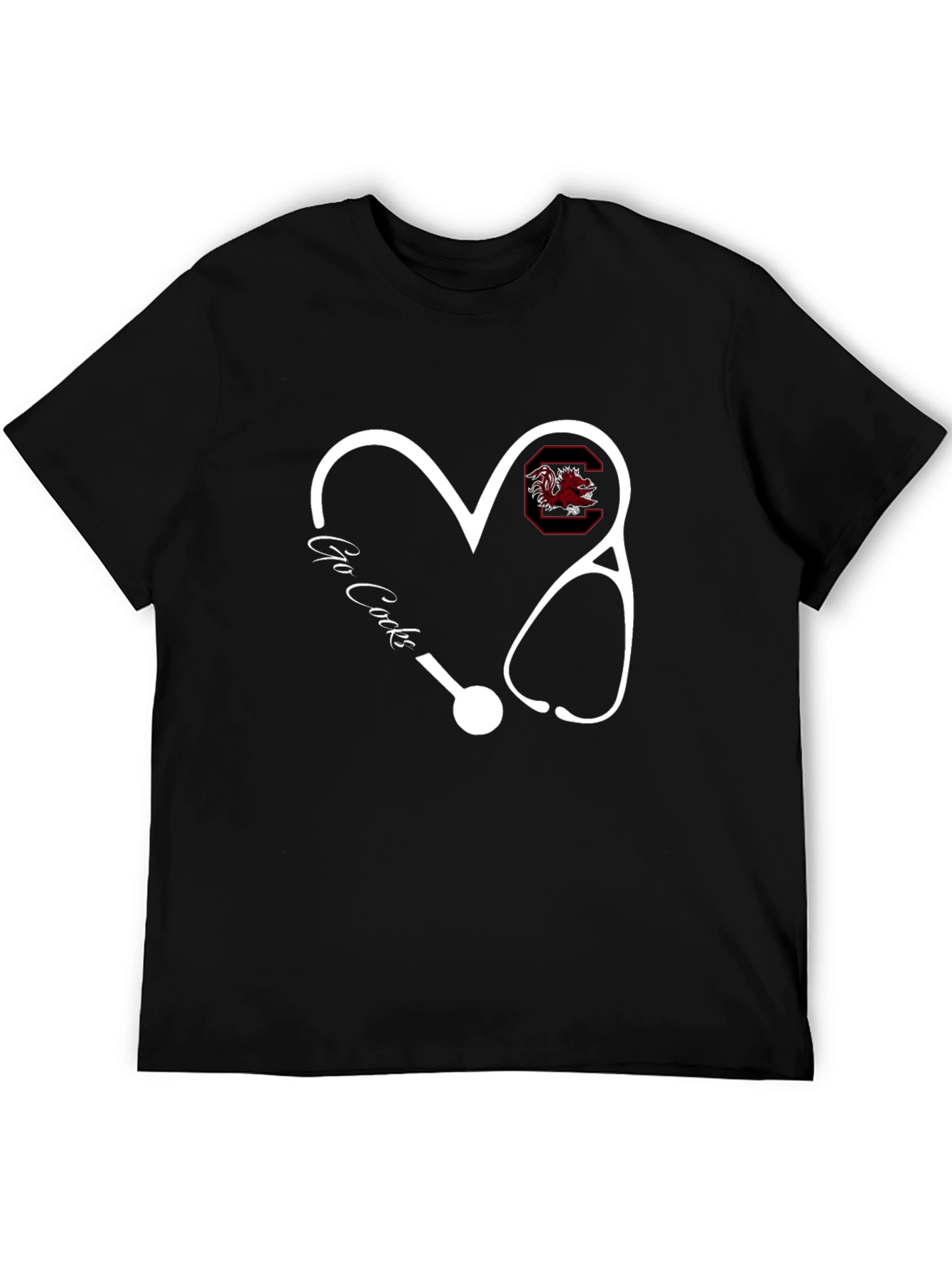 Go Cocks Stethoscope Heart T-Shirt
