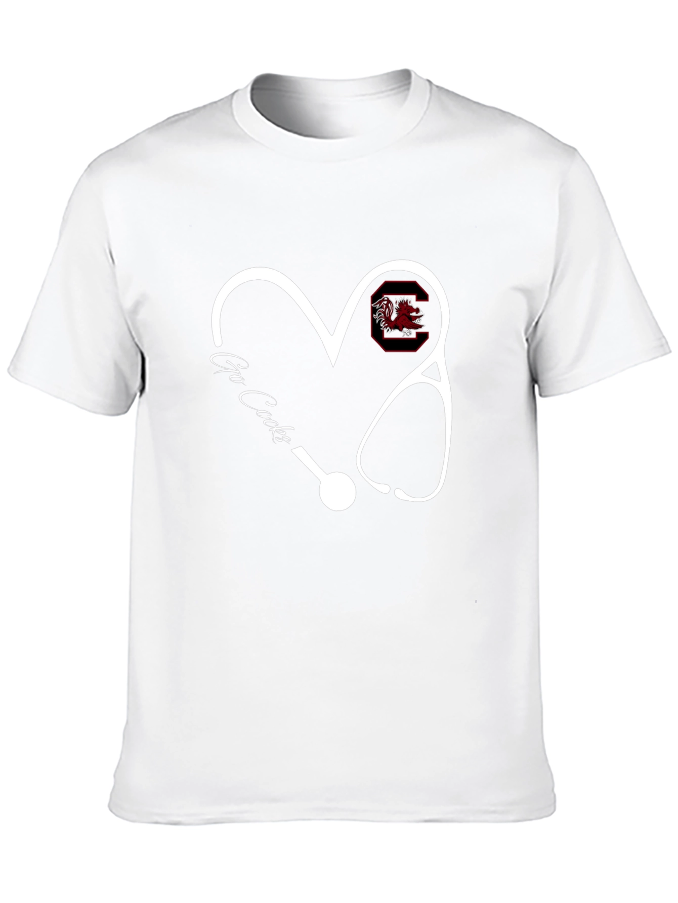 Go Cocks Stethoscope Heart T-Shirt