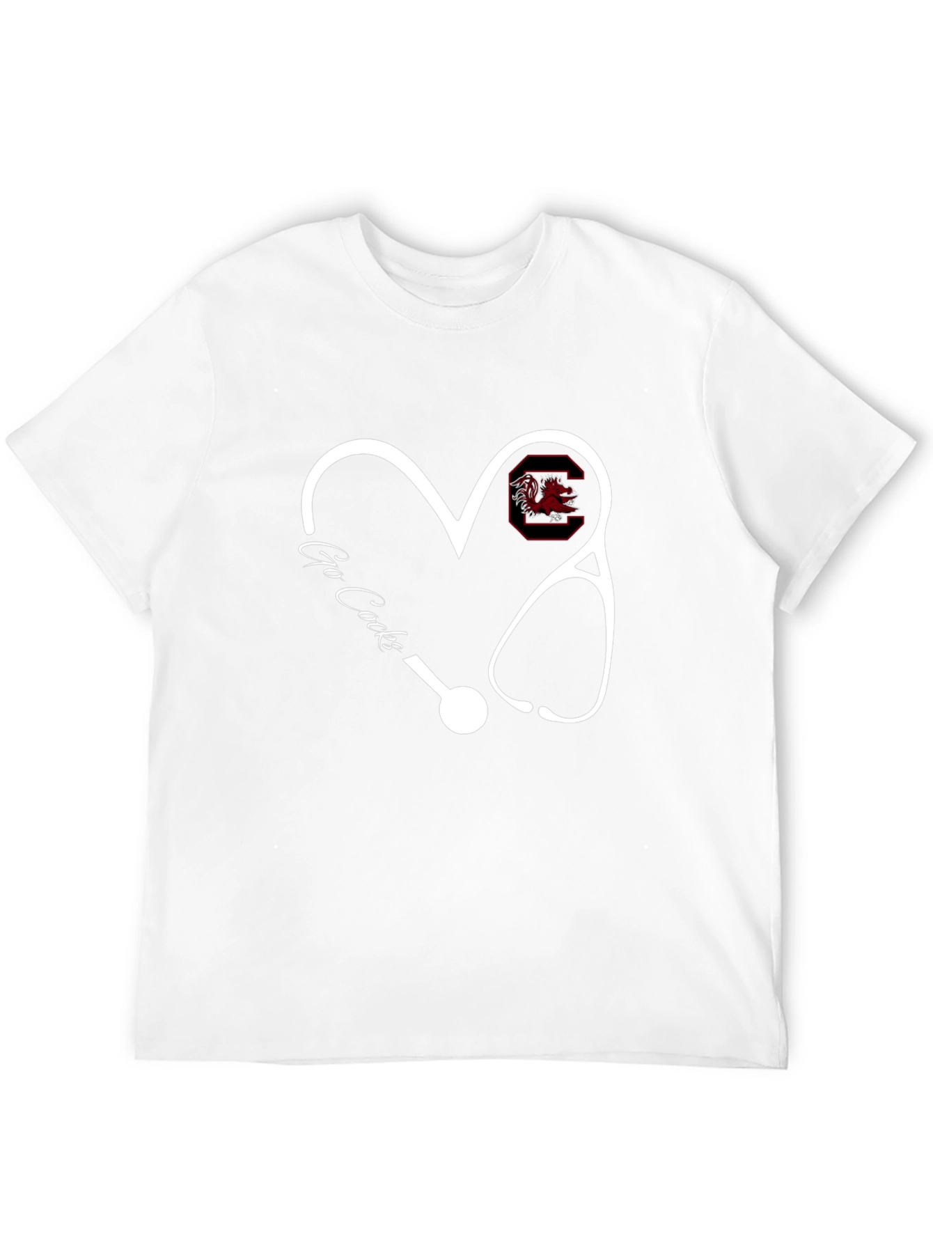 Go Cocks Stethoscope Heart T-Shirt
