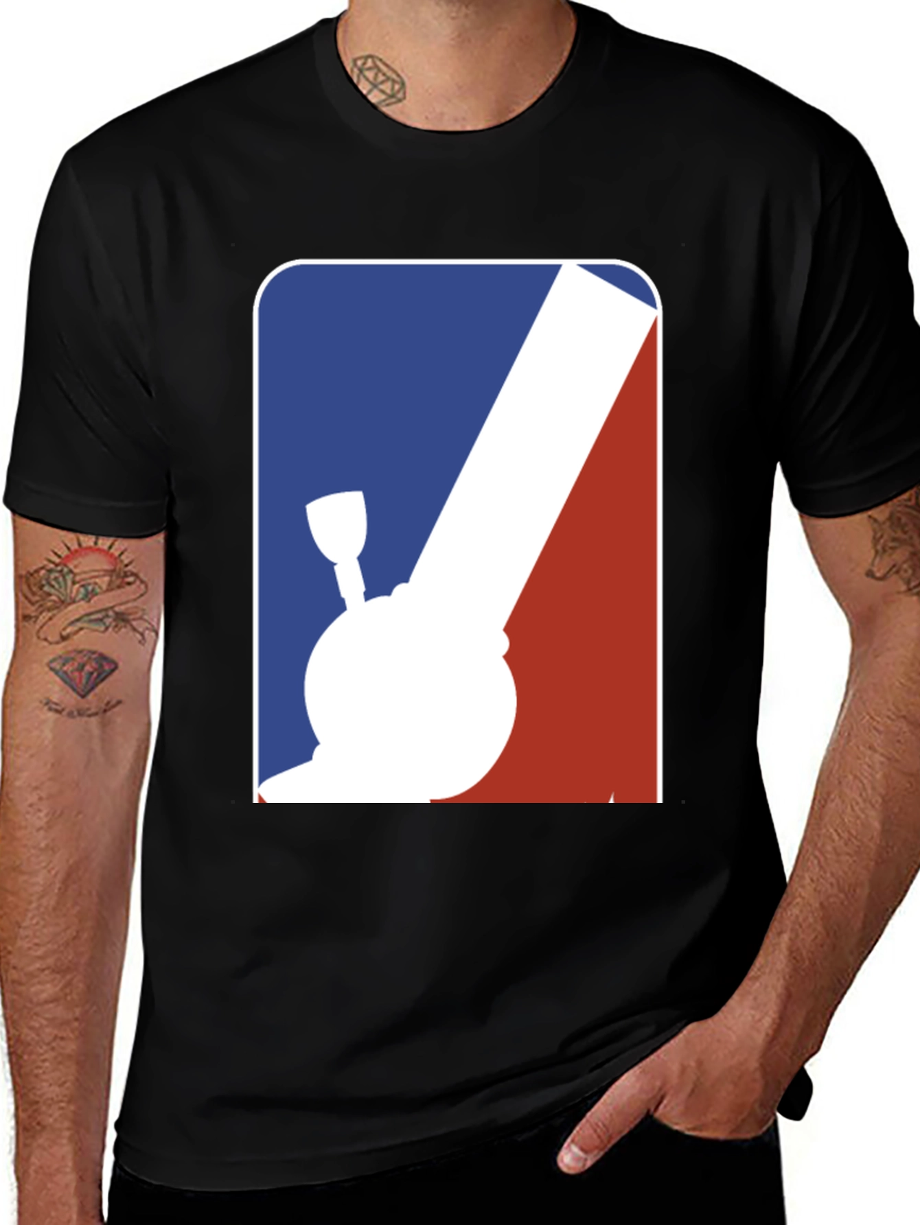 Novelty Bong Graphic Tee - Cool & Edgy T-Shirt