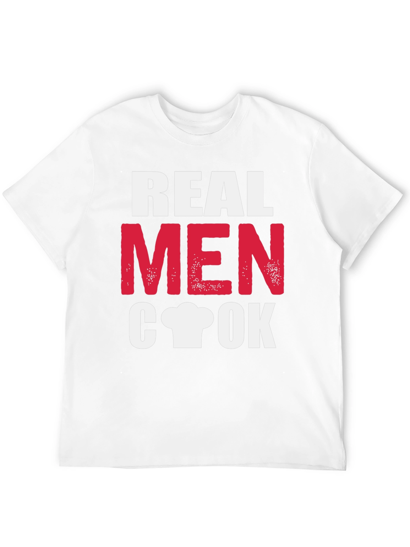 Real Men Cook Graphic Tee - Chef Humor