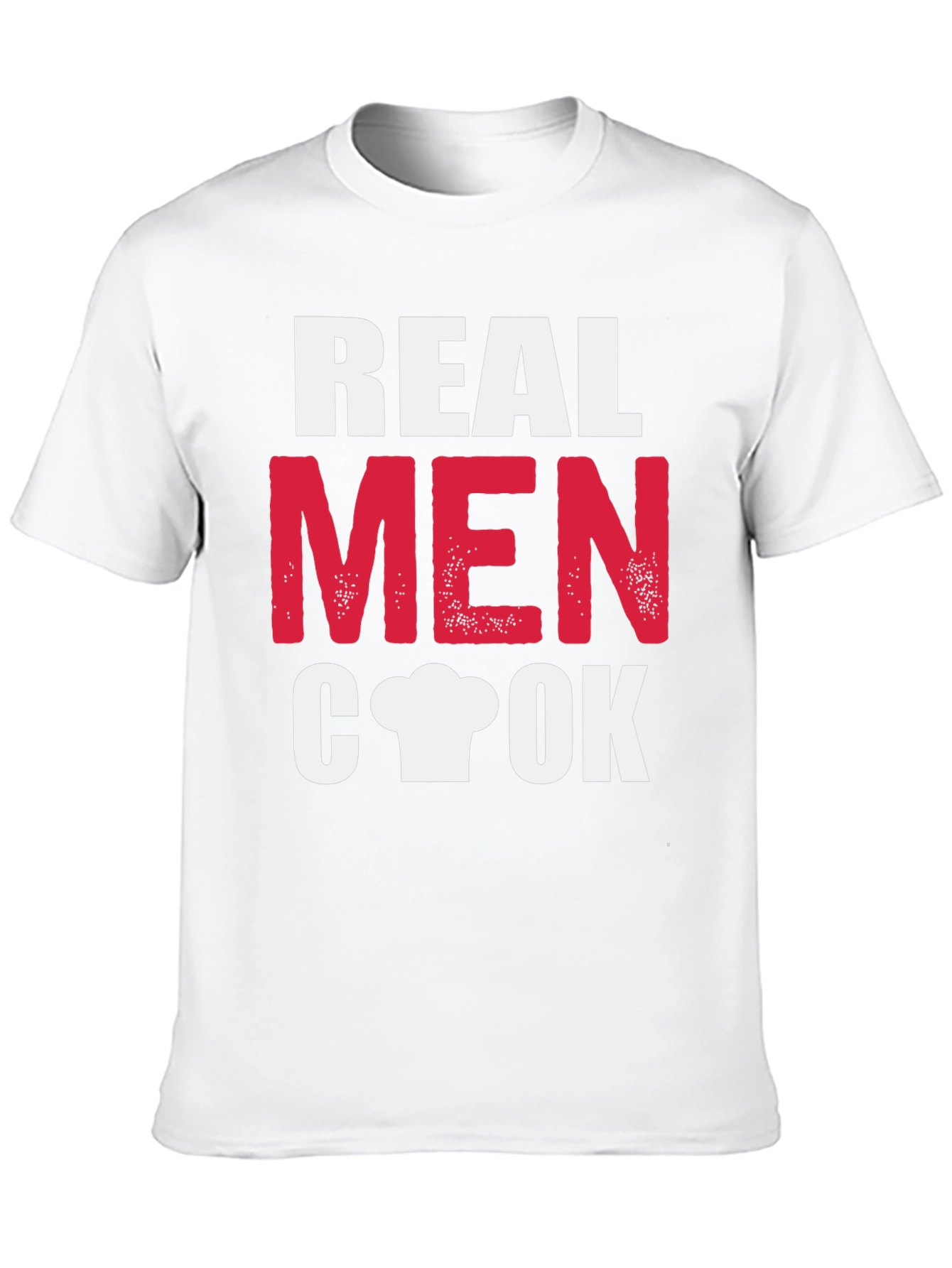 Real Men Cook Graphic Tee - Chef Humor