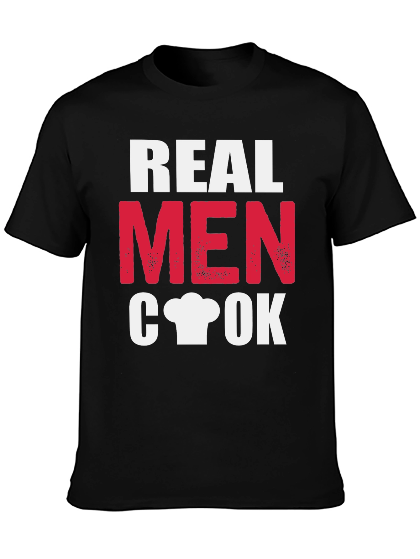 Real Men Cook Graphic Tee - Chef Humor
