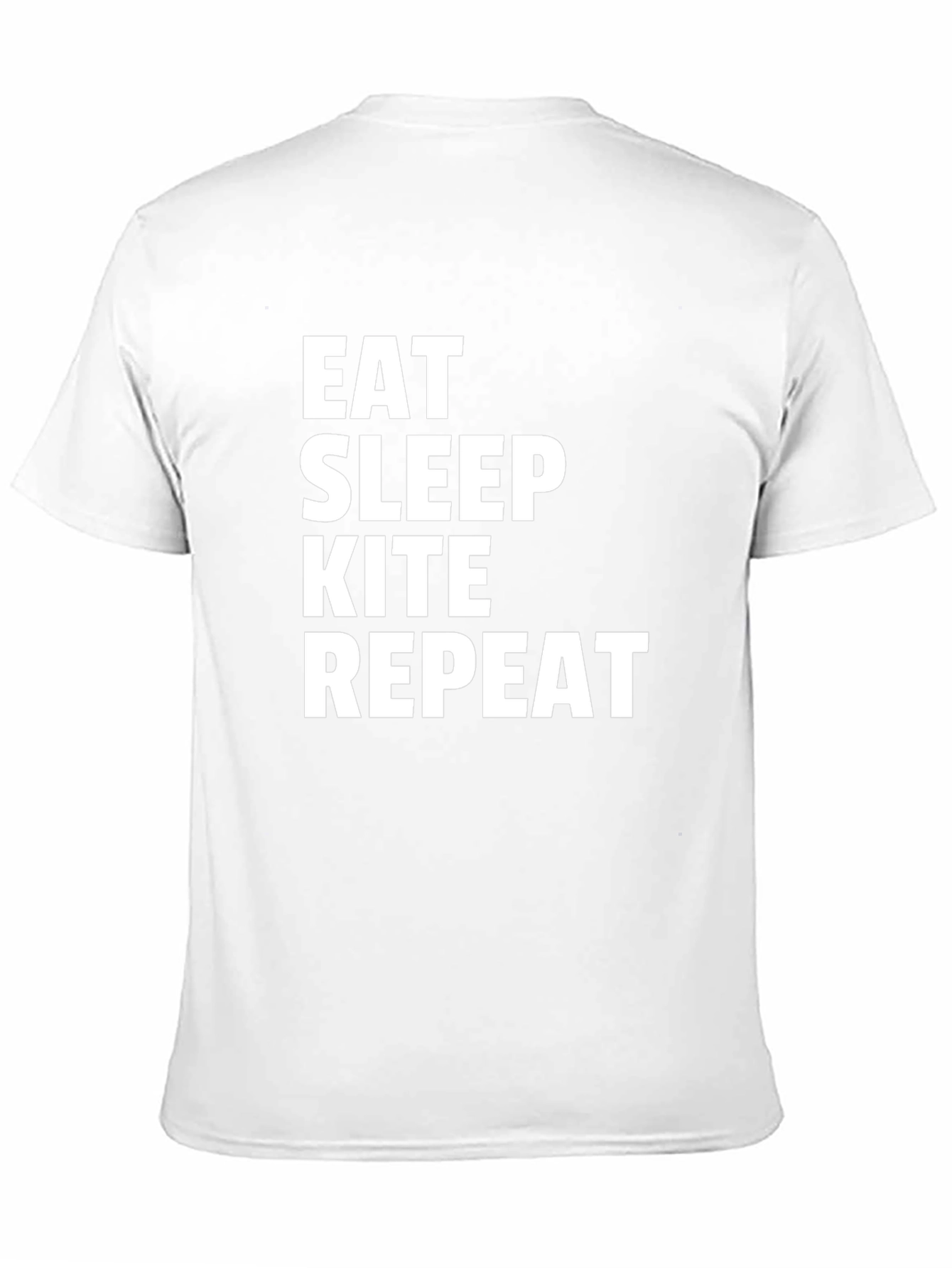 Eat Sleep Kite Repeat Graphic Tee - Kitesurfing T-Shirt