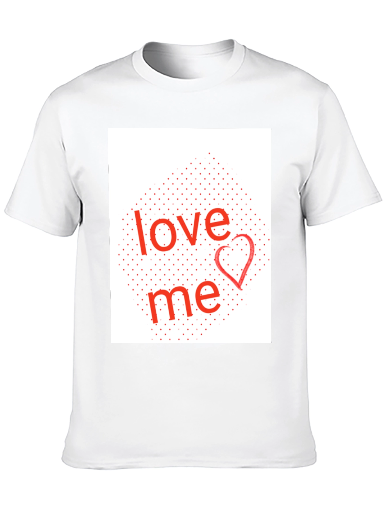 Love Me Graphic Tee - Black Cotton Blend Shirt