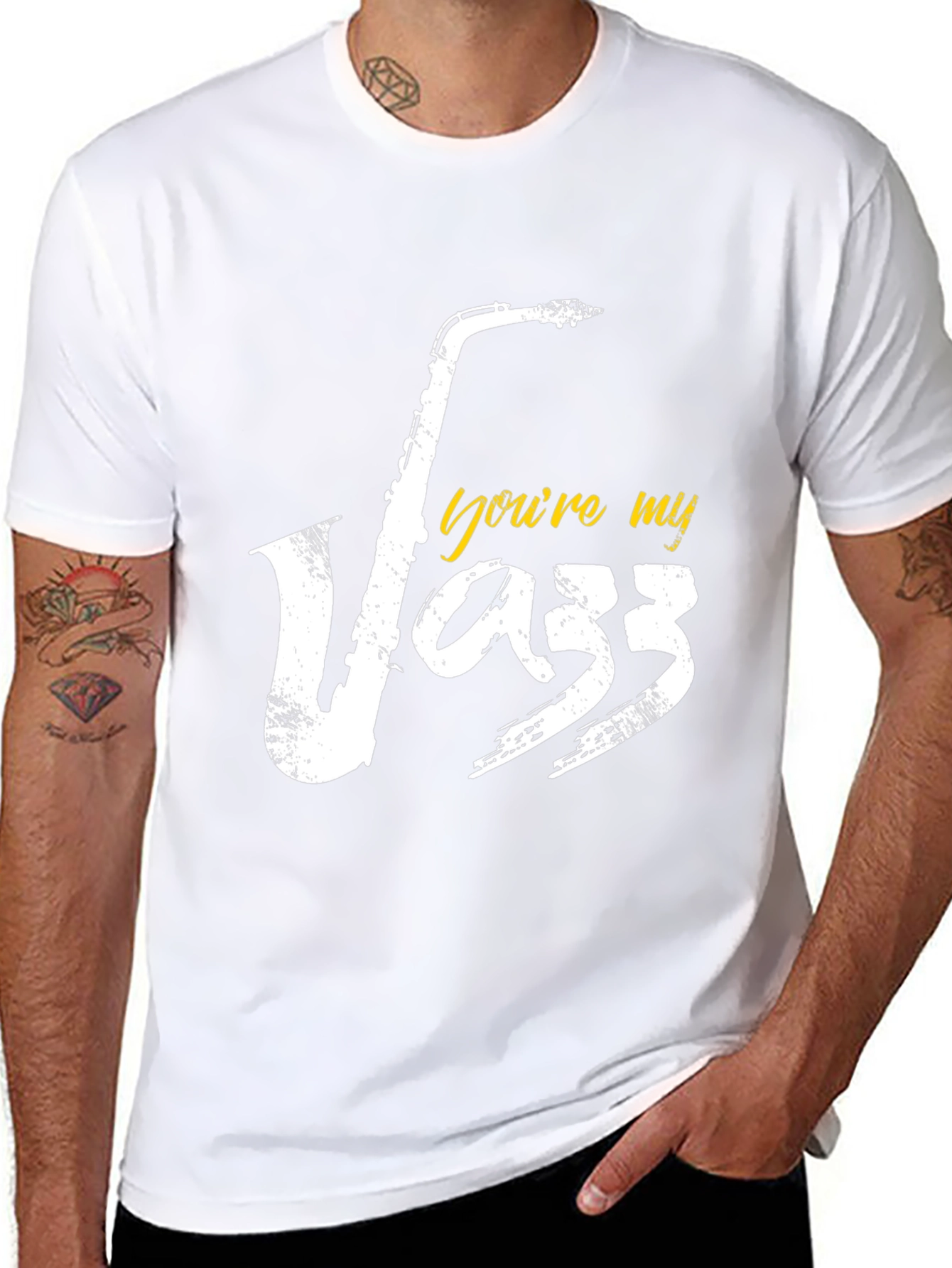 Youre My Jazz Saxophone Black T-Shirt
