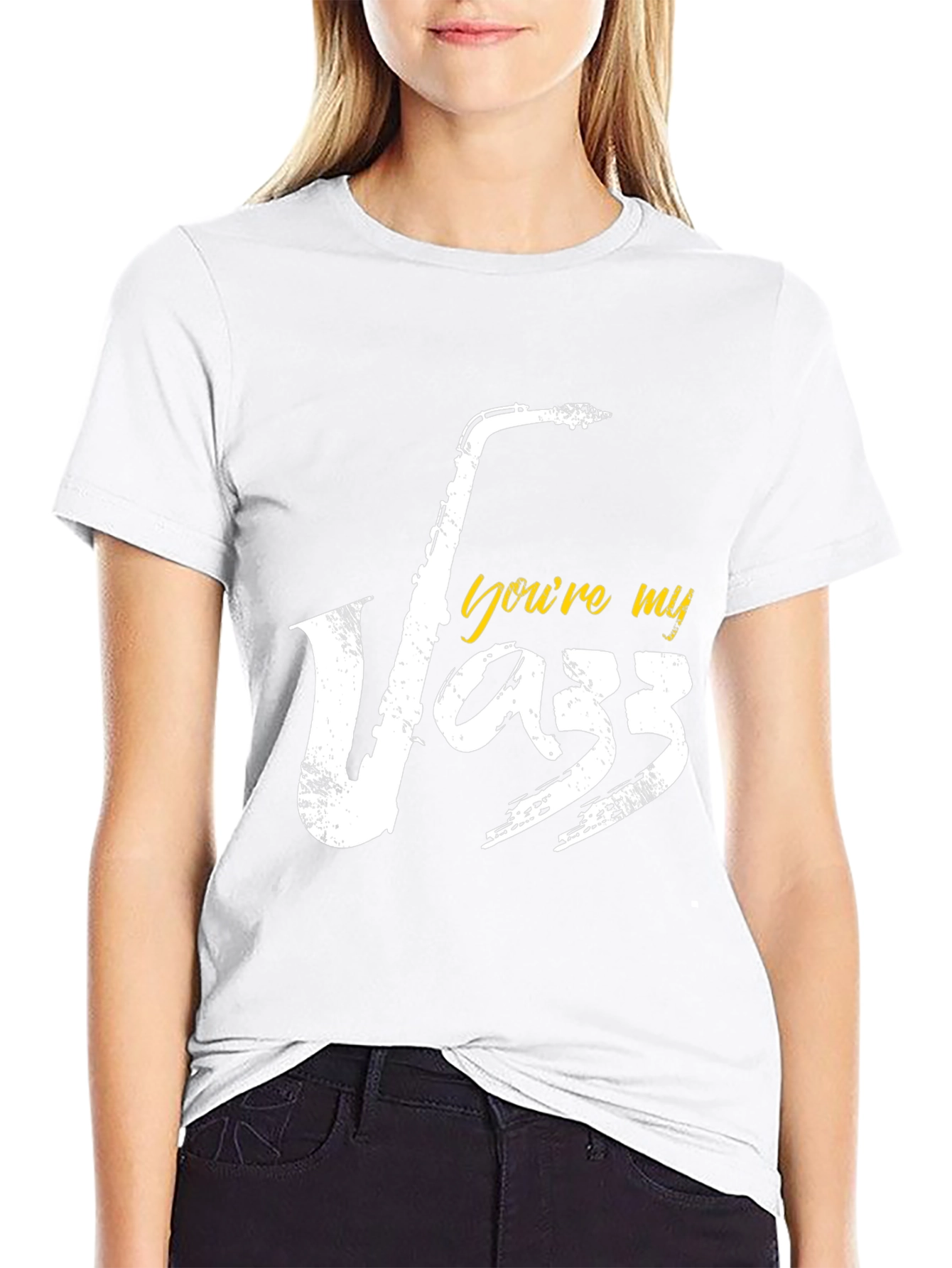 Youre My Jazz Saxophone Black T-Shirt