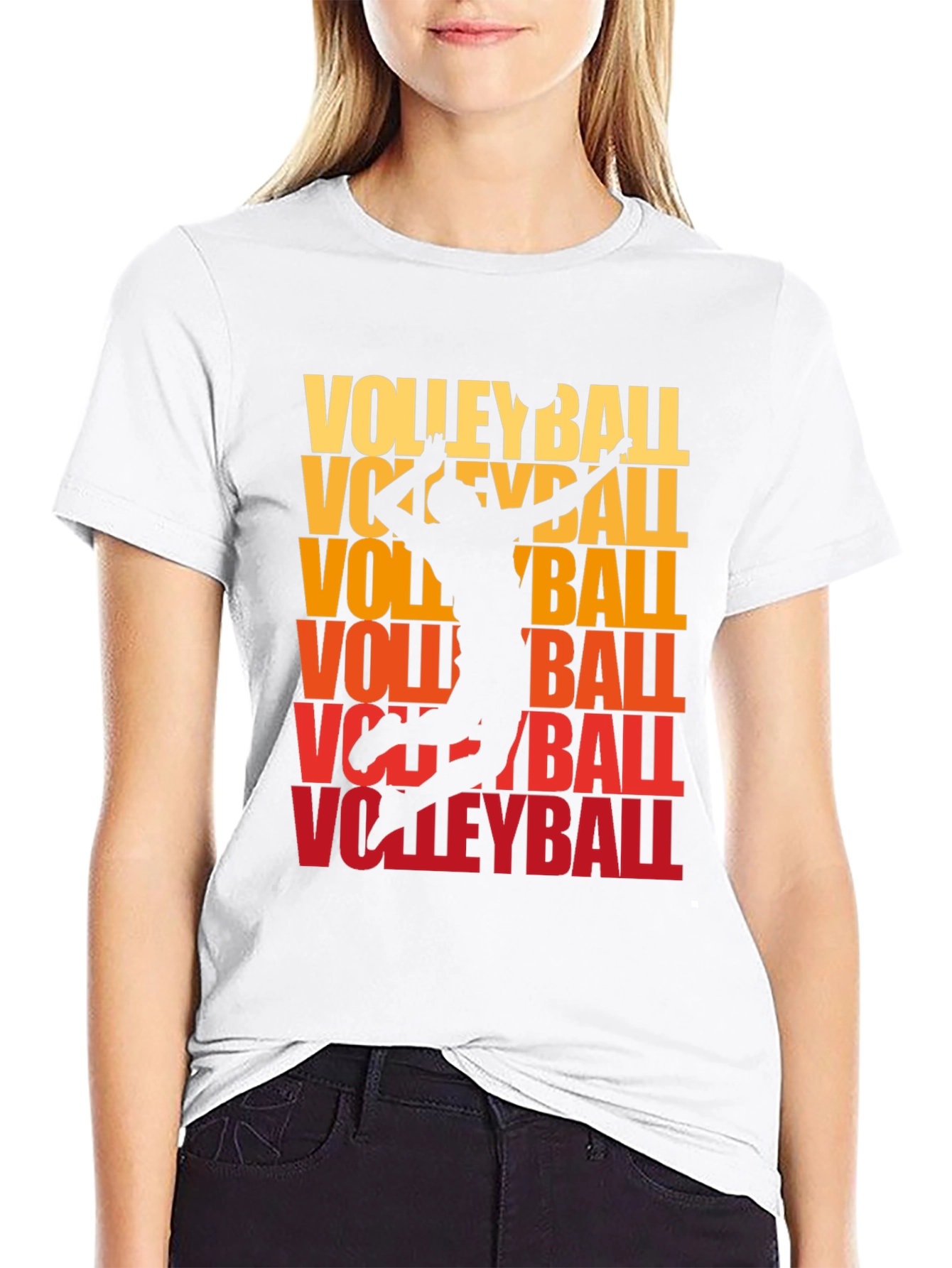 Volleyball Graphic Tee - Sporty Style