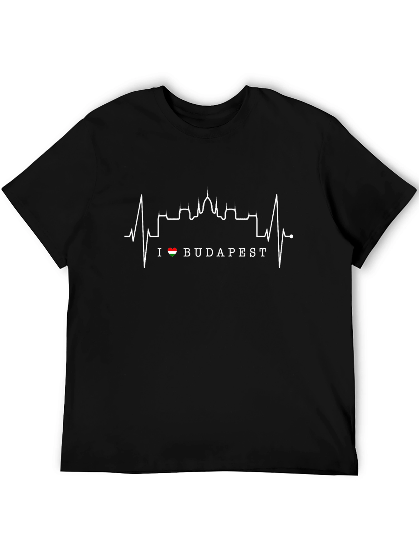 I Love Budapest Heartbeat T-Shirt