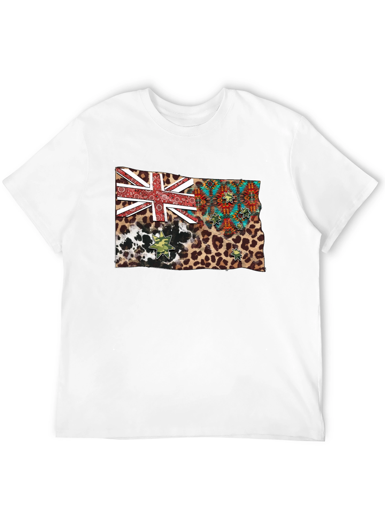 Novelty Print Black T-Shirt