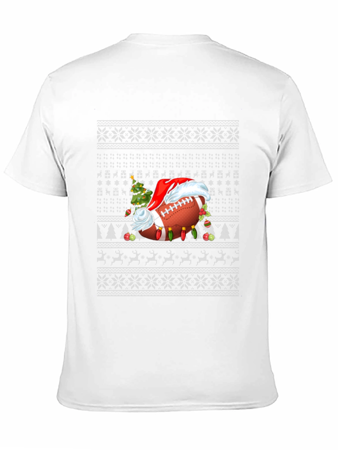 Festive Football Christmas Sweater T-Shirt