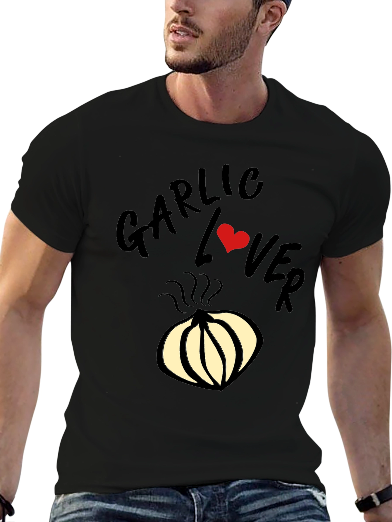 Garlic Lover T-Shirt - Funny Foodie Tee