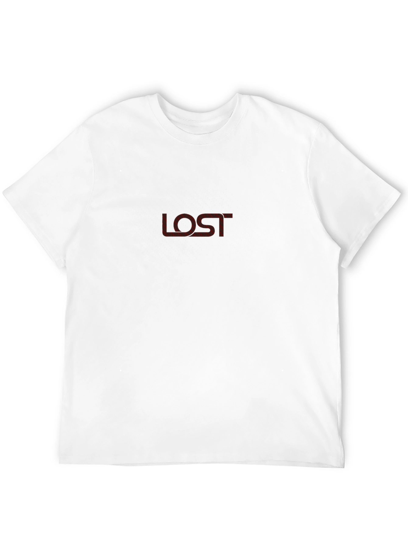 Lost Logo Graphic T-Shirt - Mens Black Tee
