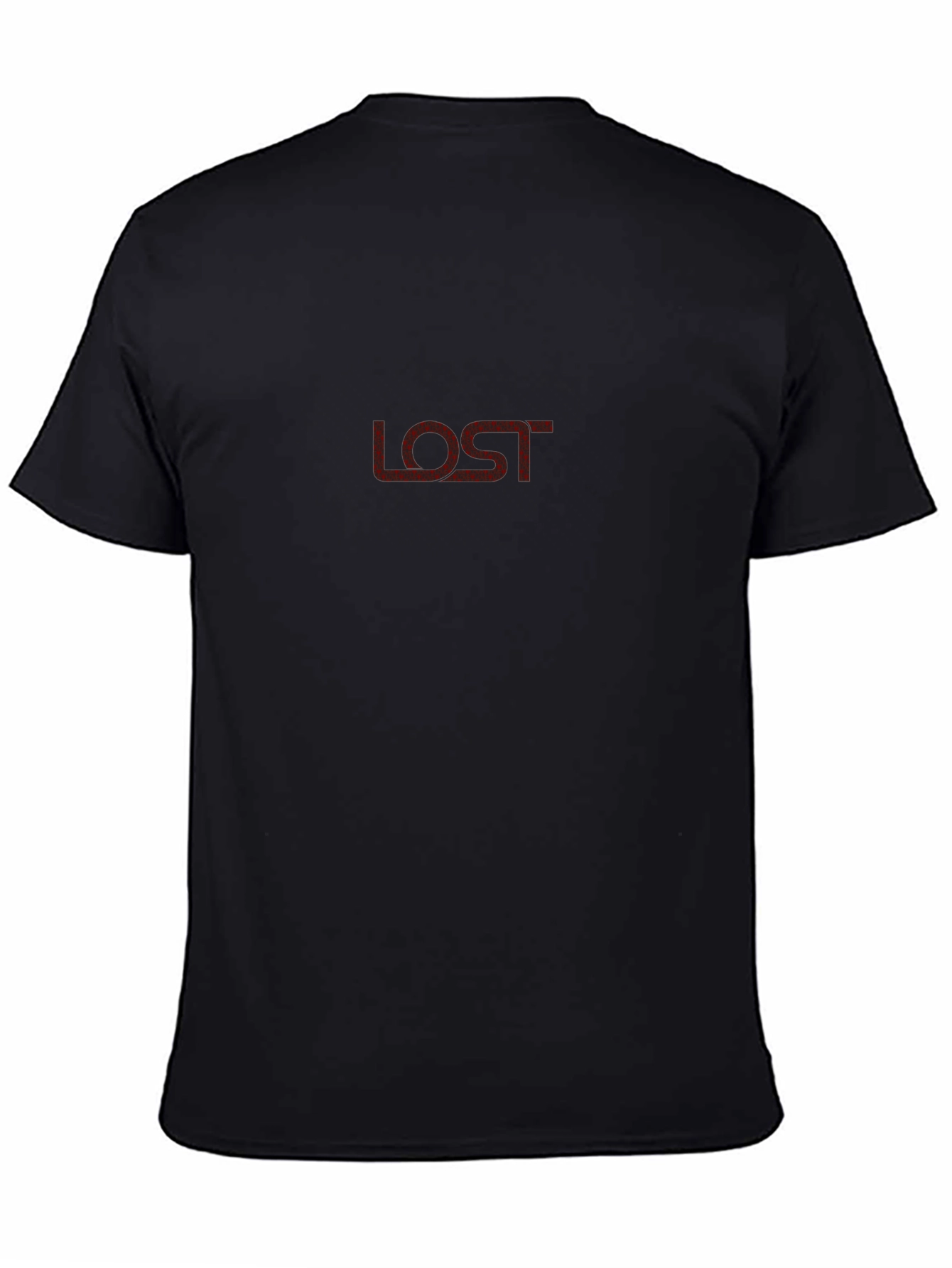 Lost Logo Graphic T-Shirt - Mens Black Tee