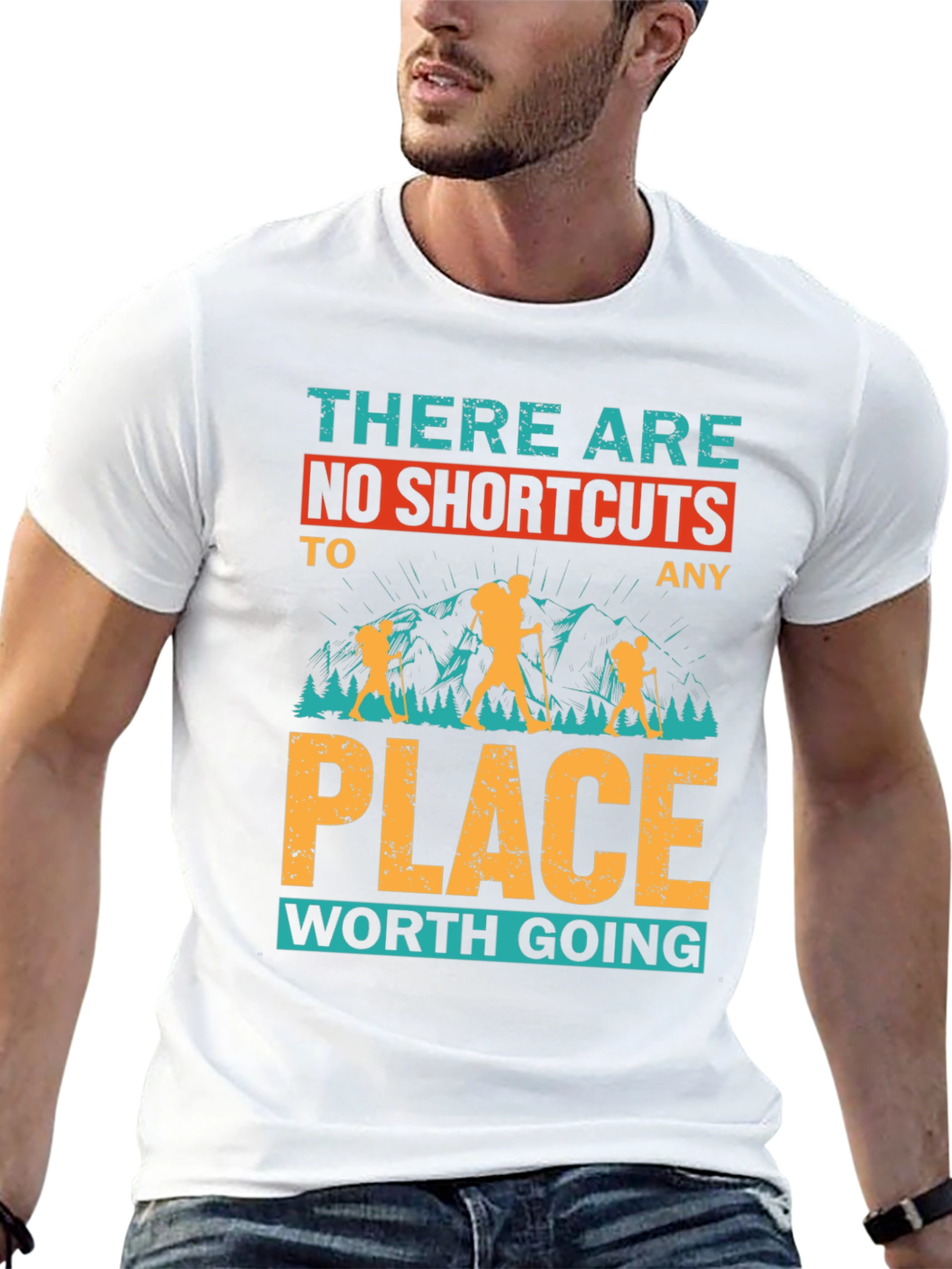 No Shortcuts Hiking T-Shirt