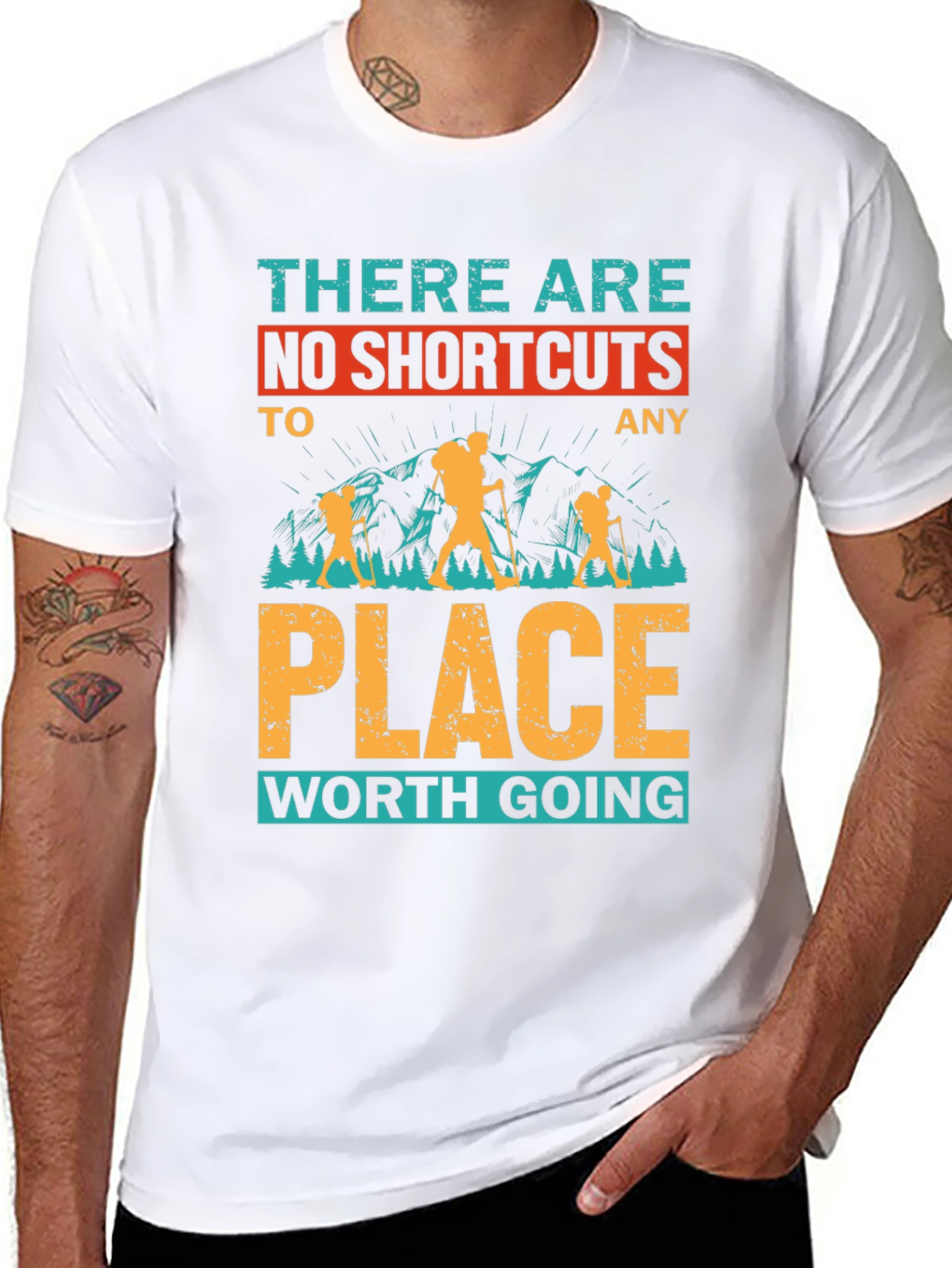 No Shortcuts Hiking T-Shirt