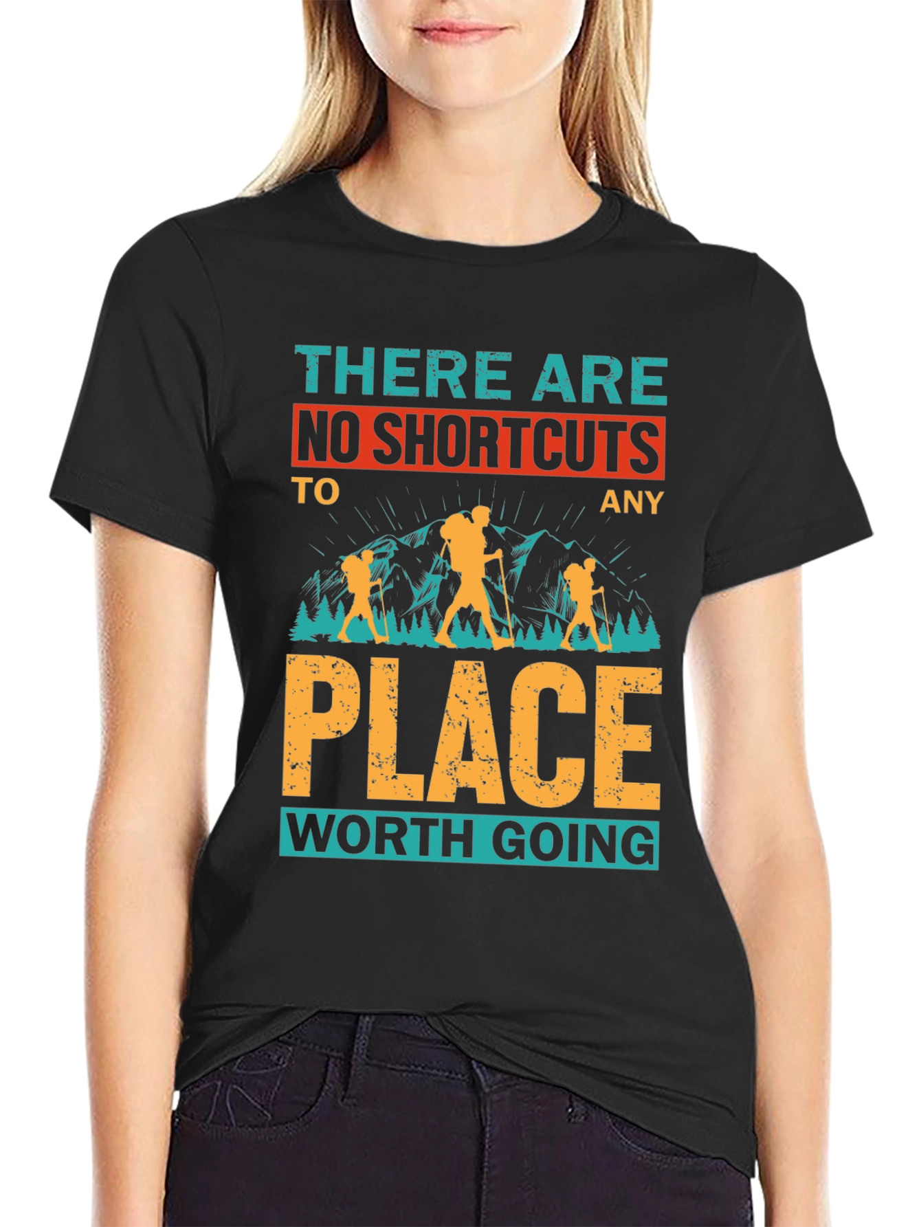 No Shortcuts Hiking T-Shirt