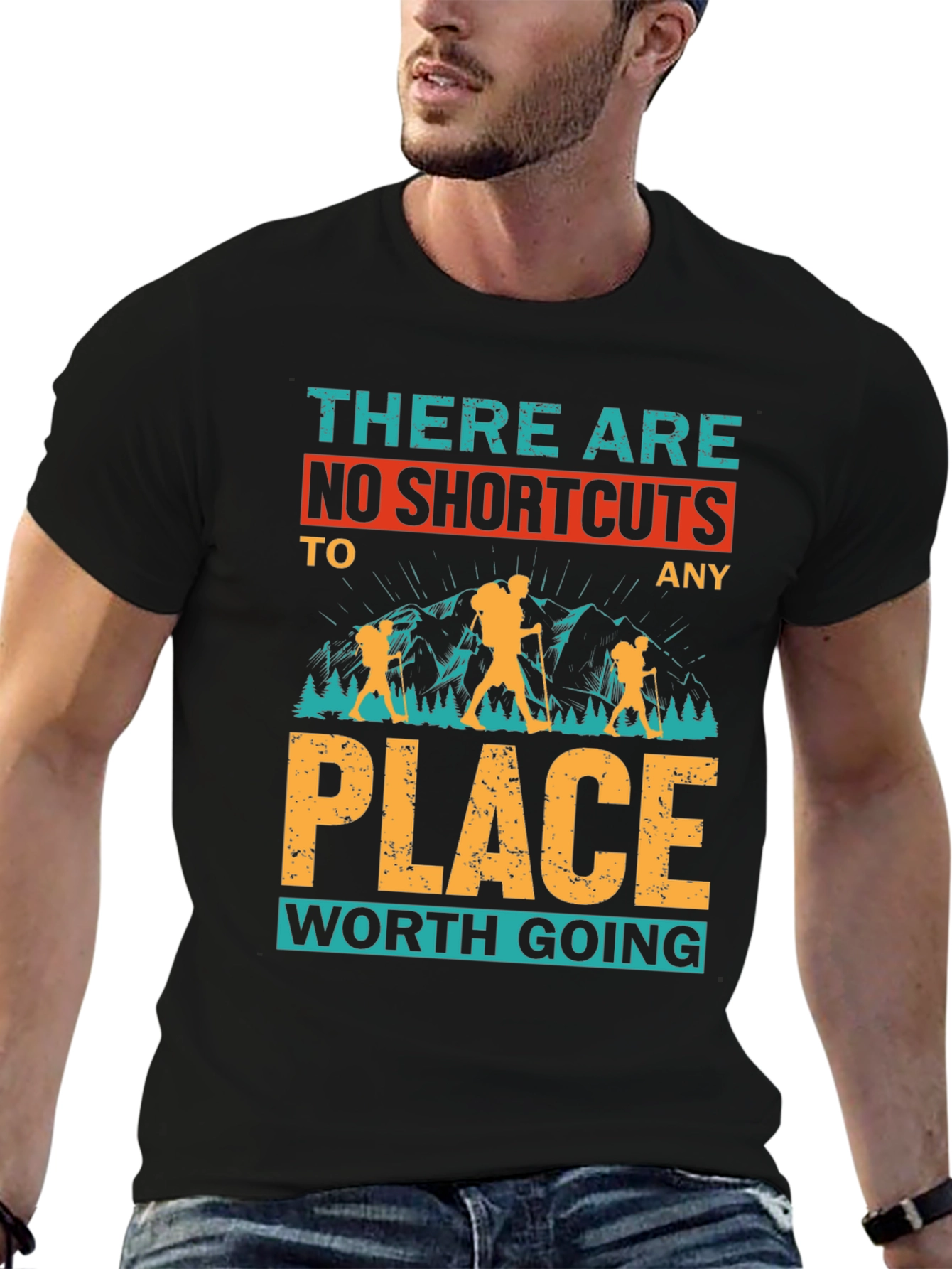 No Shortcuts Hiking T-Shirt