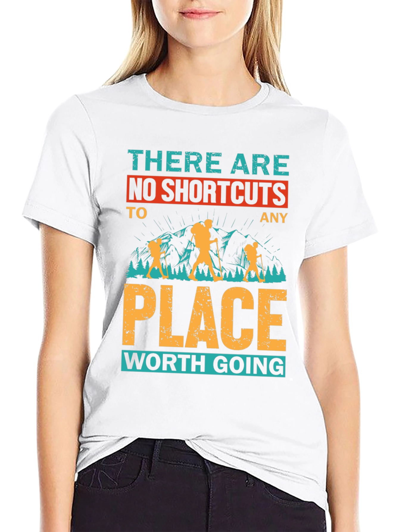 No Shortcuts Hiking T-Shirt