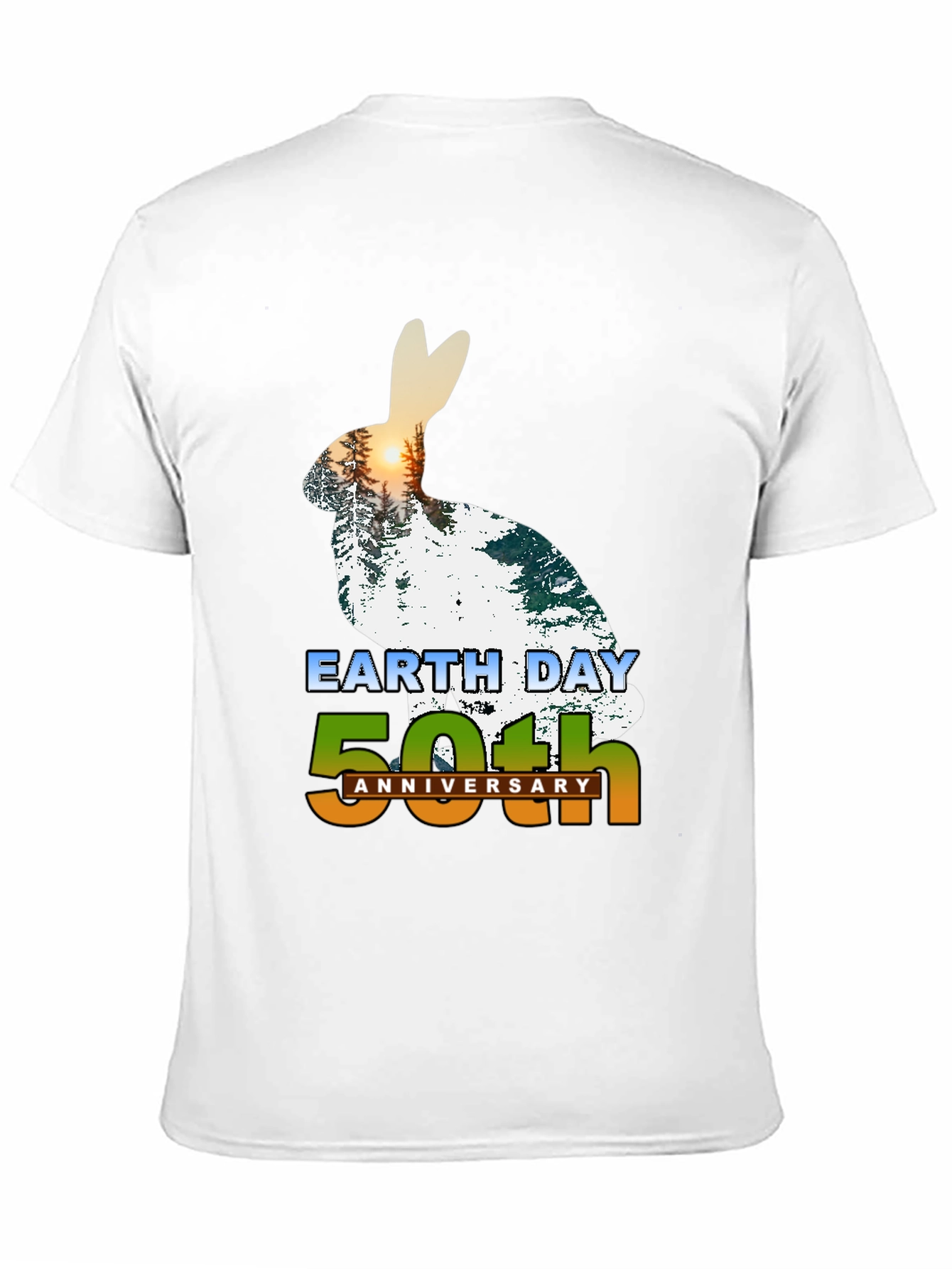 Earth Day 50th Anniversary Rabbit Graphic Tee