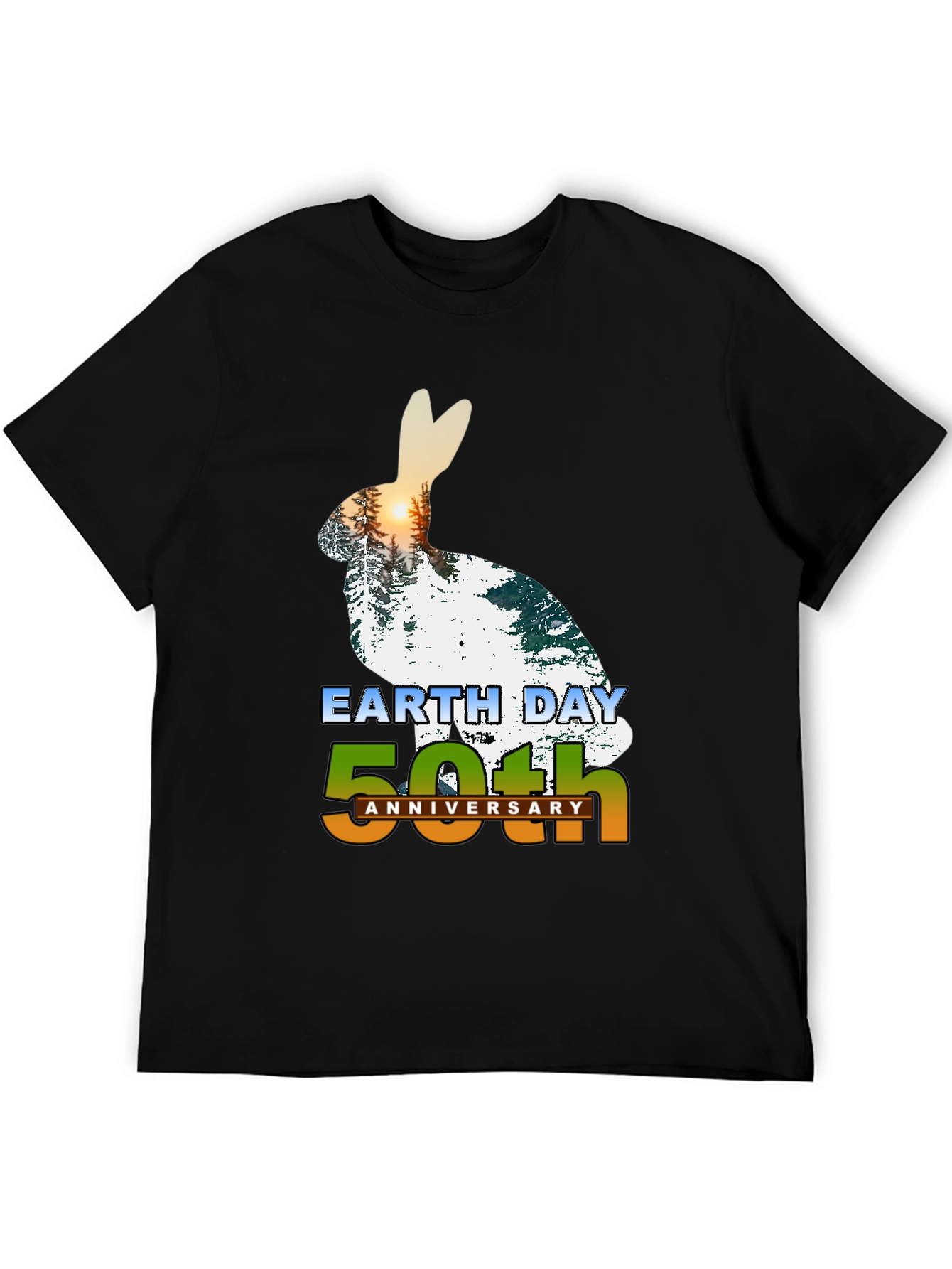 Earth Day 50th Anniversary Rabbit Graphic Tee