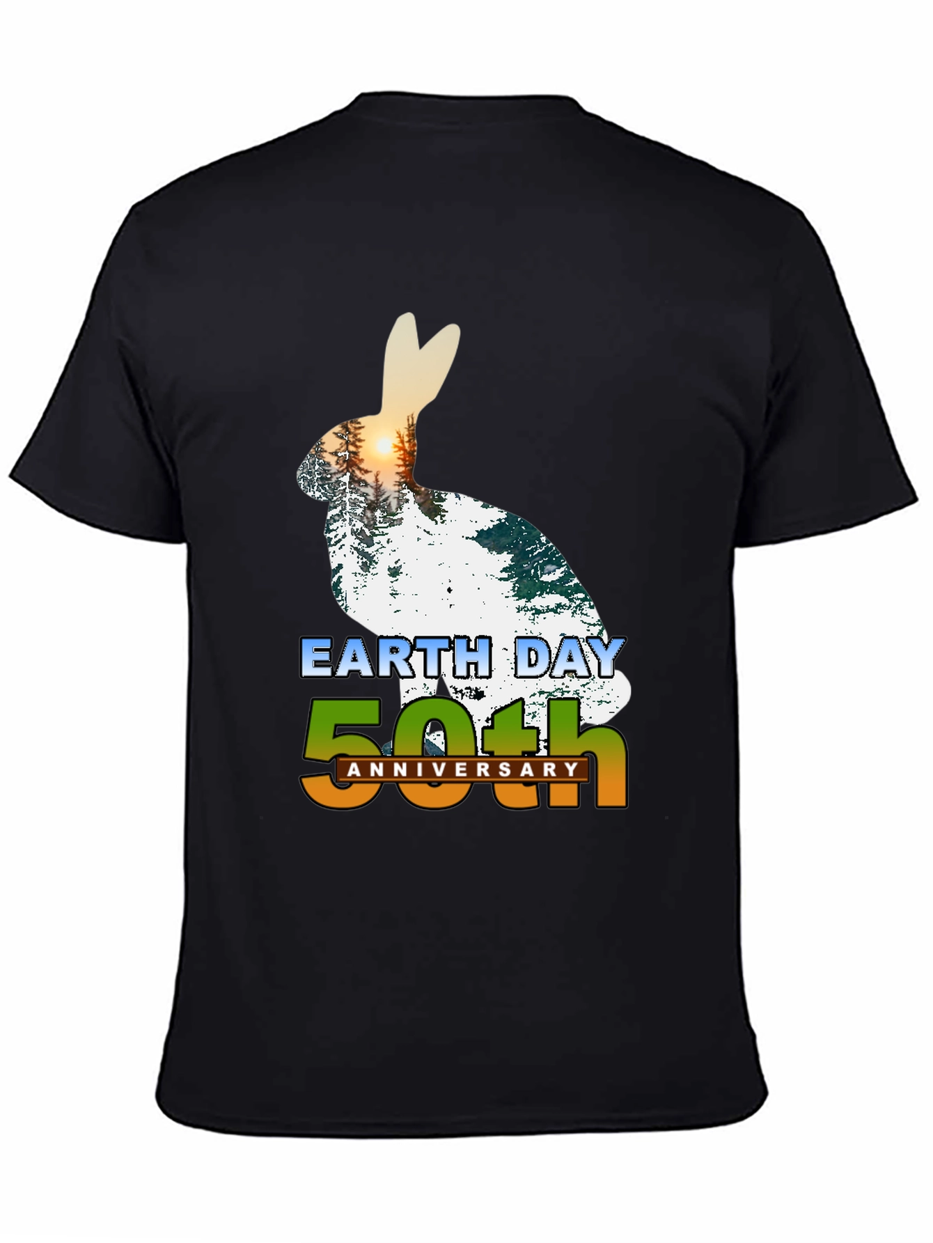 Earth Day 50th Anniversary Rabbit Graphic Tee