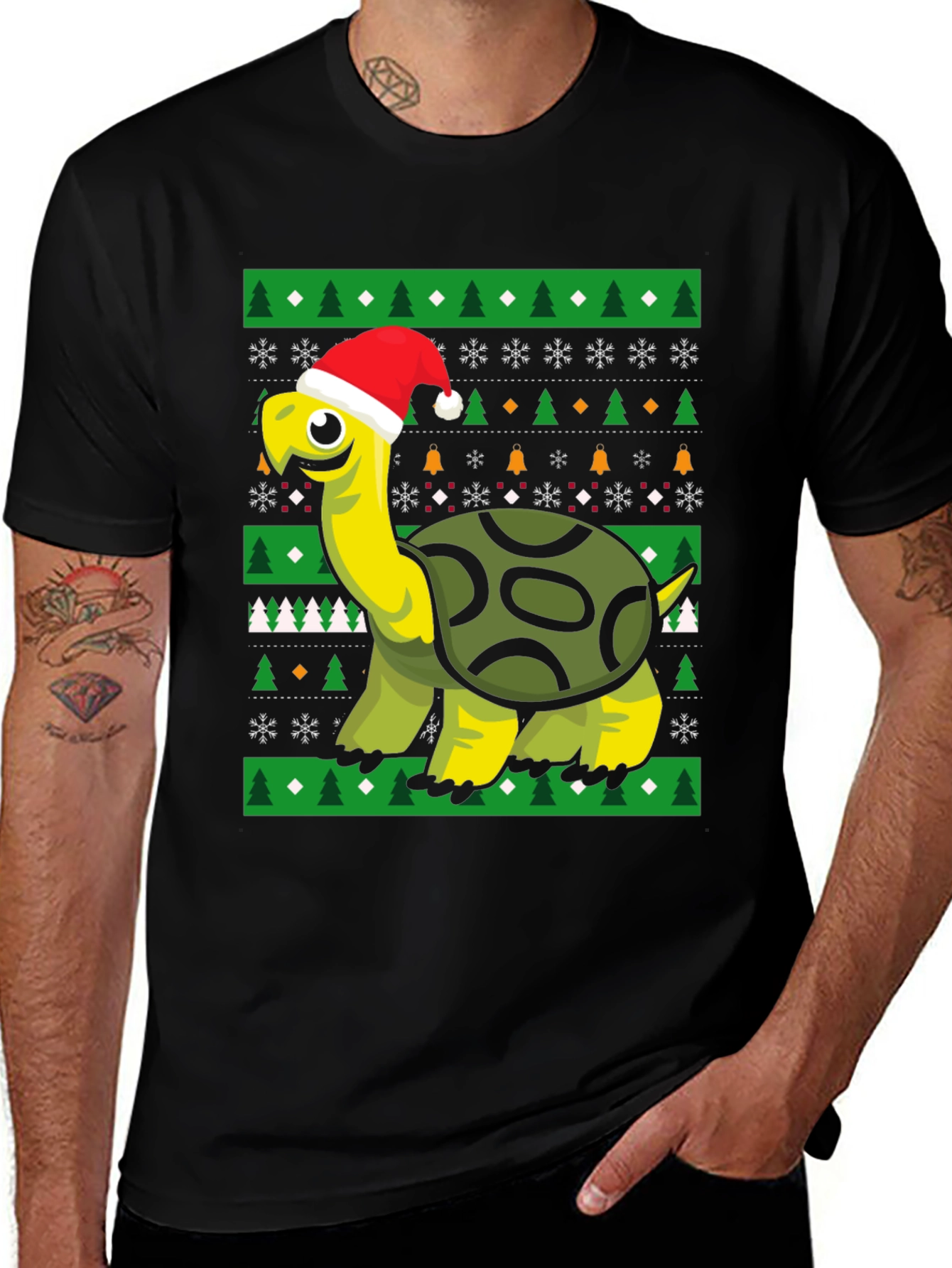 Turtle Ugly Christmas Sweater T-Shirt