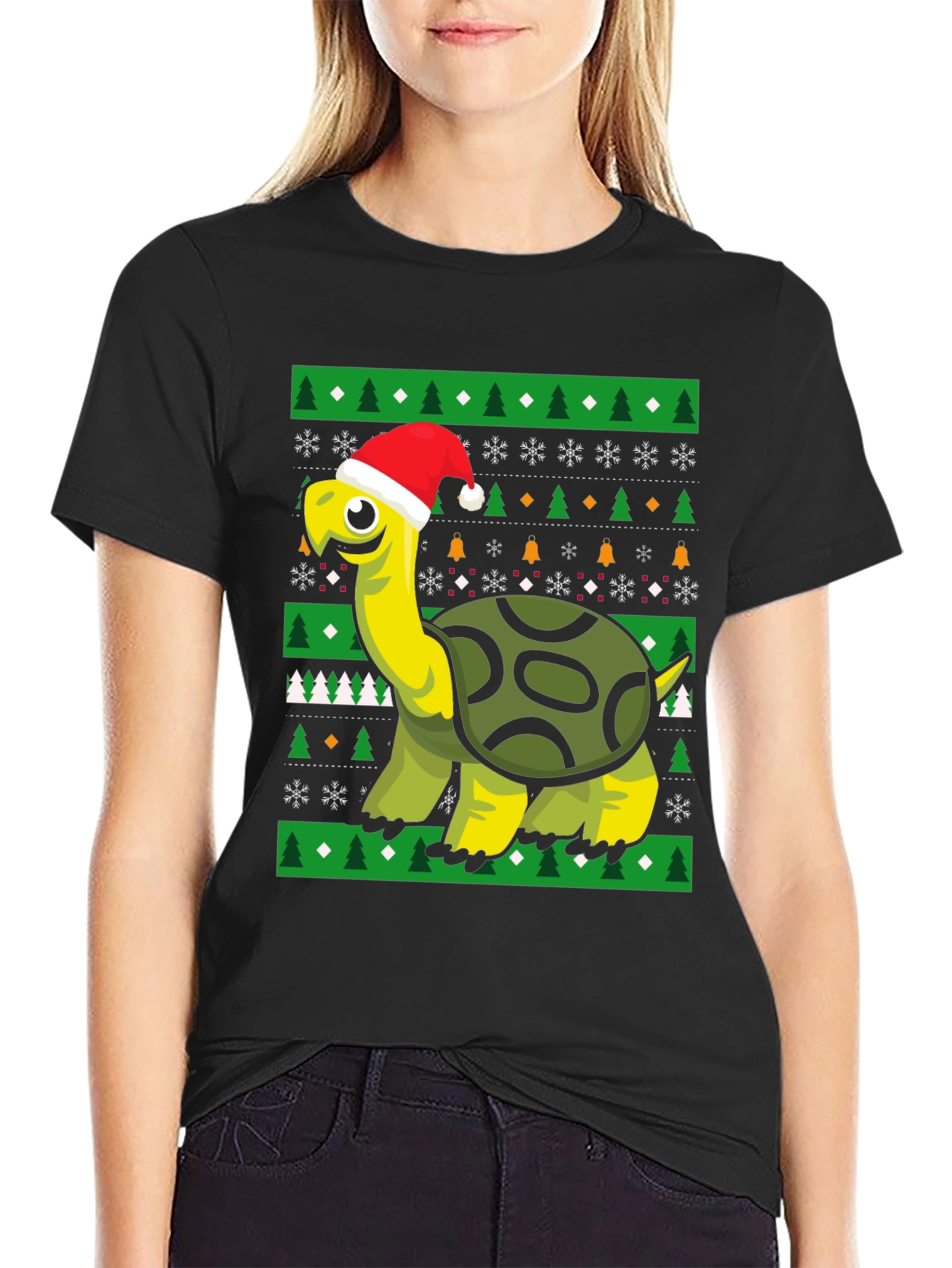 Turtle Ugly Christmas Sweater T-Shirt