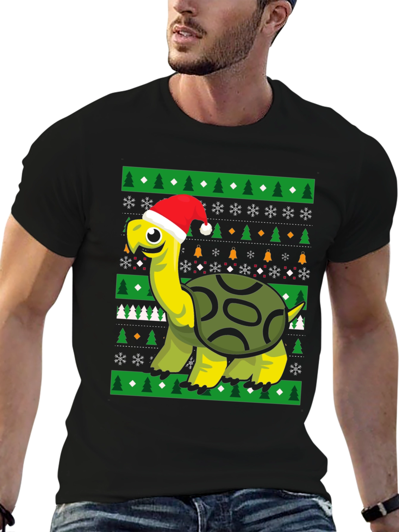 Turtle Ugly Christmas Sweater T-Shirt