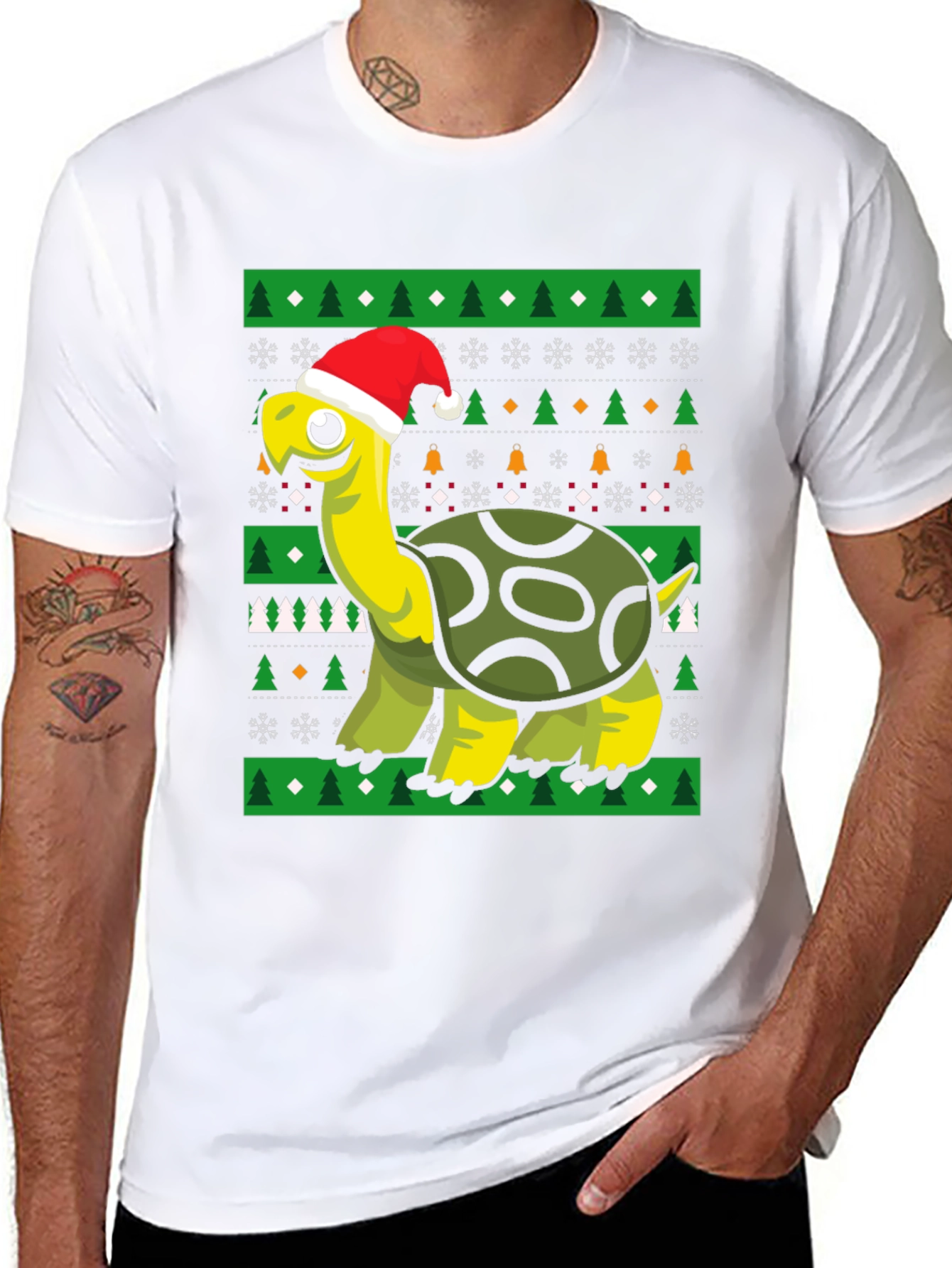 Turtle Ugly Christmas Sweater T-Shirt