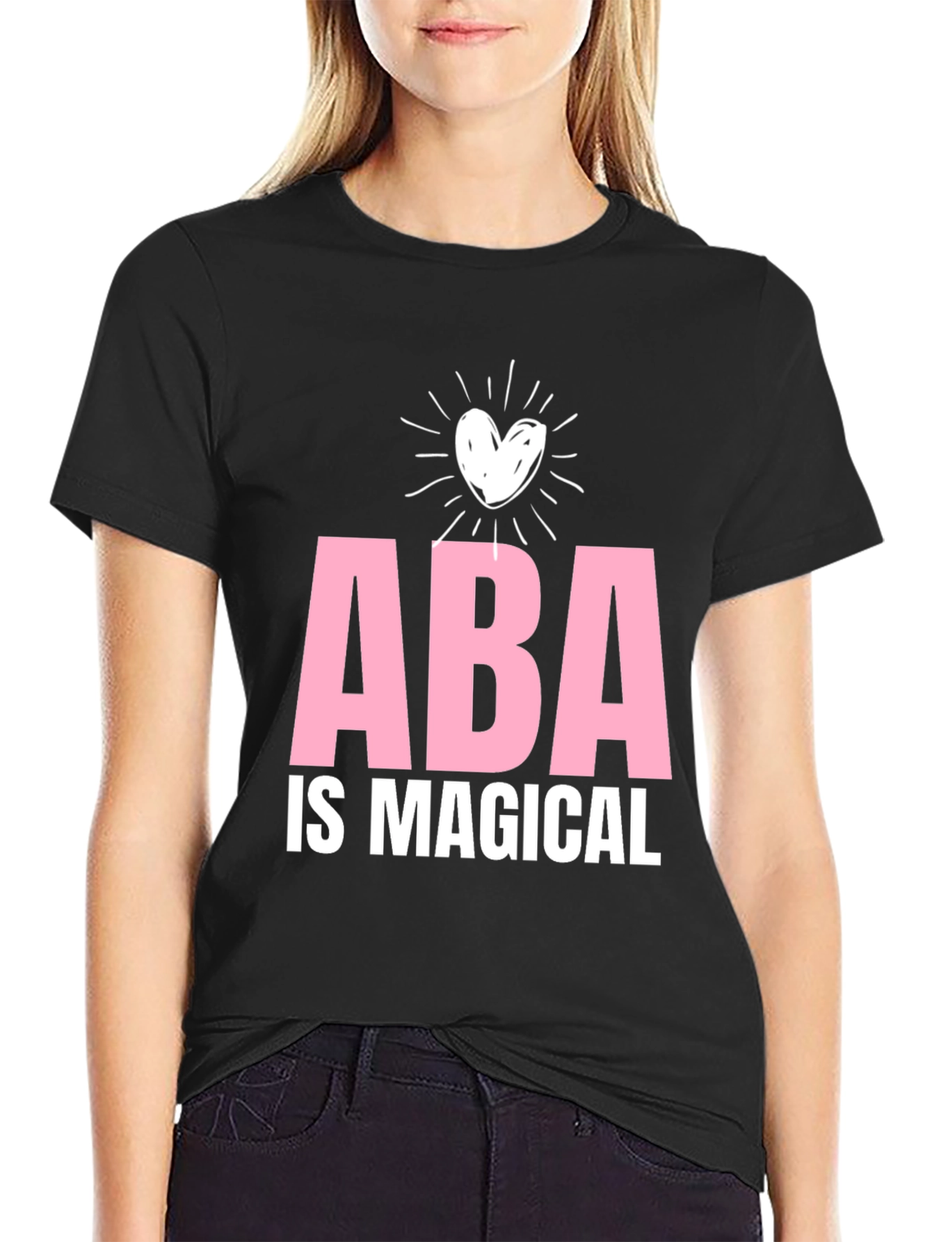 ABA Is Magical Black T-Shirt