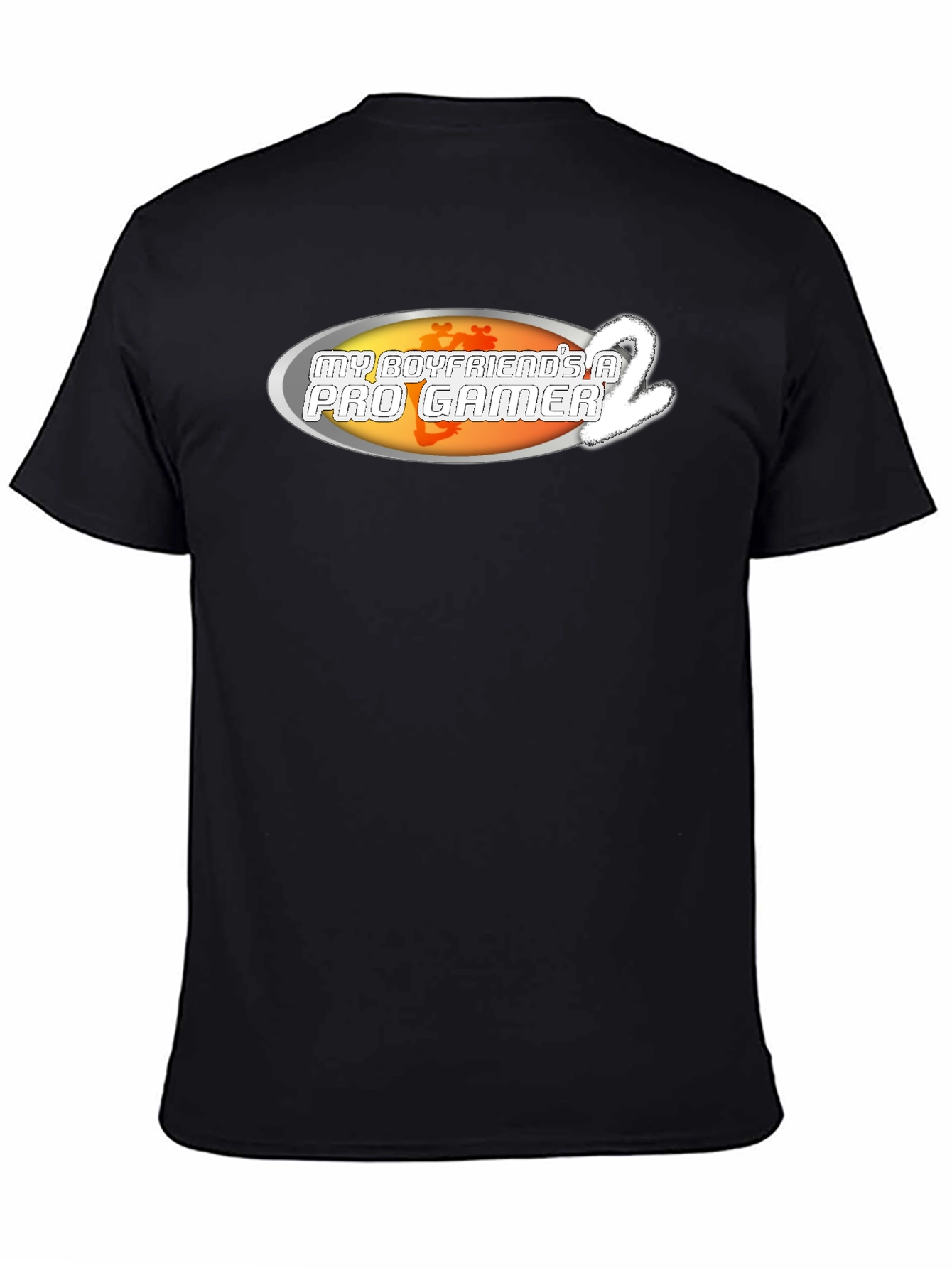 My Boyfriends a Pro Gamer 2 Black T-Shirt