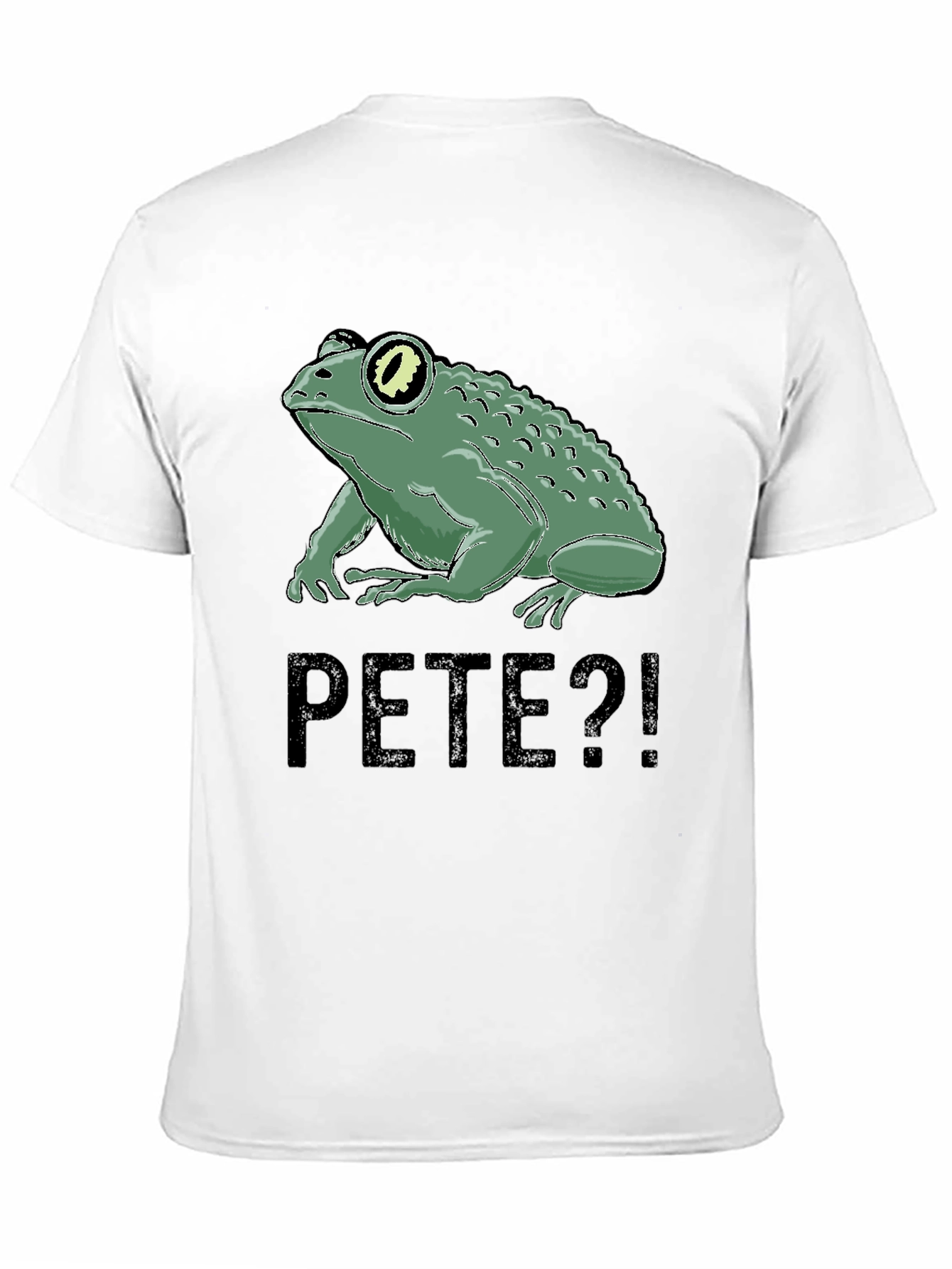 Pete Frog Graphic Tee - Black T-Shirt