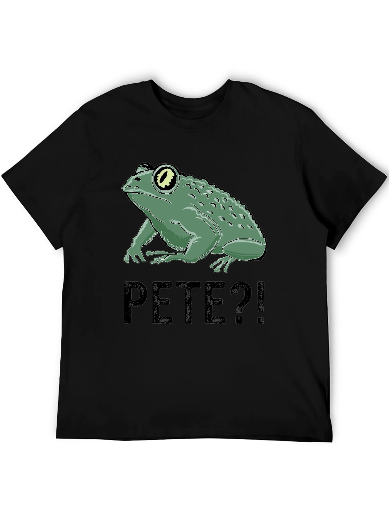 Pete Frog Graphic Tee - Black T-Shirt