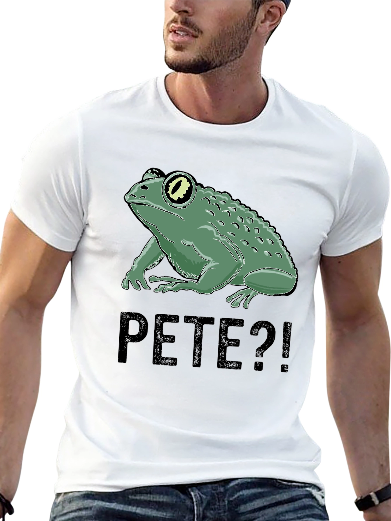 Pete Frog Graphic Tee - Black T-Shirt