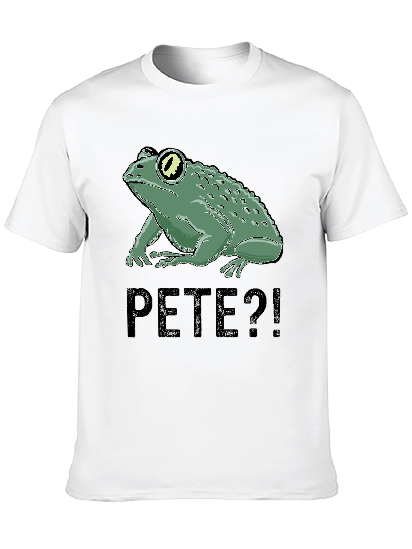 Pete Frog Graphic Tee - Black T-Shirt
