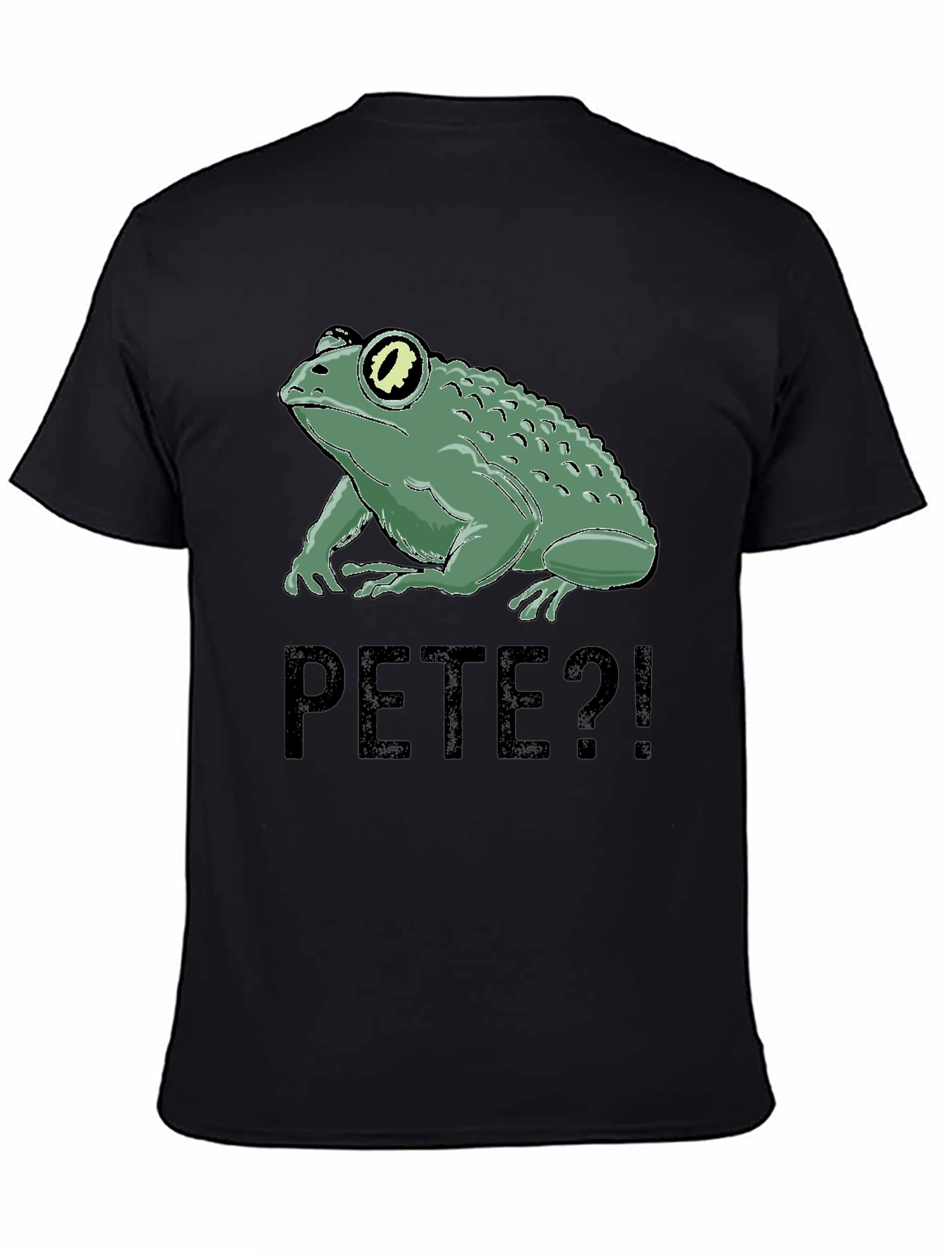 Pete Frog Graphic Tee - Black T-Shirt