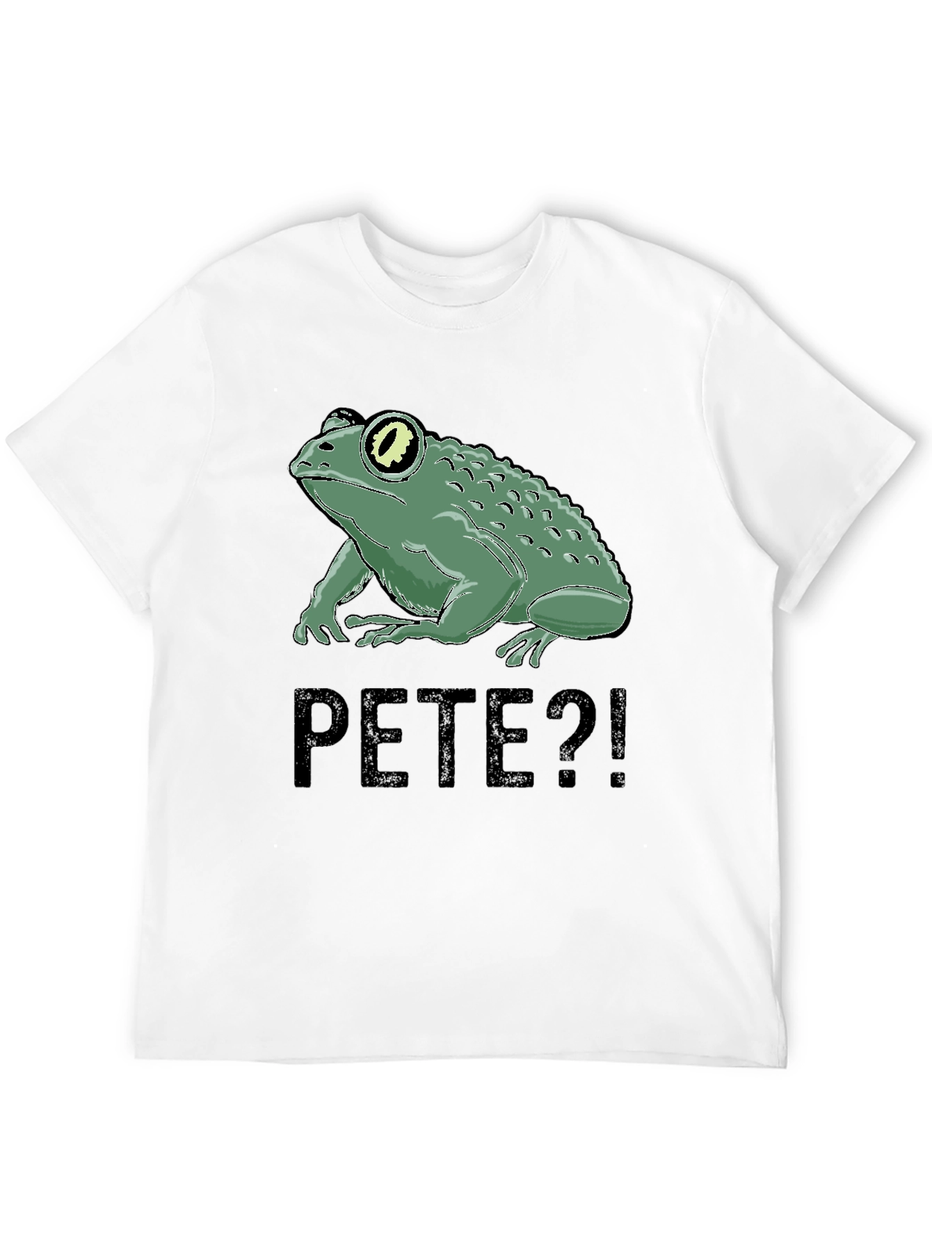 Pete Frog Graphic Tee - Black T-Shirt