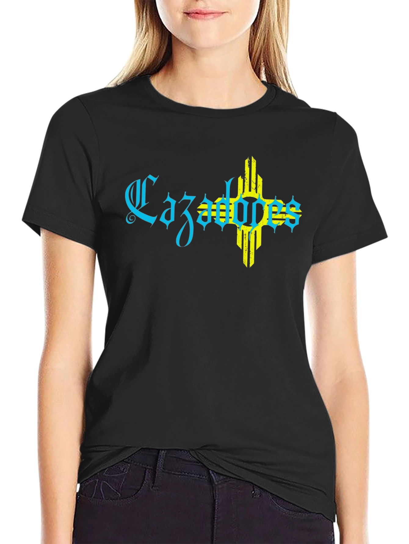 Cazadores Black T-Shirt with Graphic Print