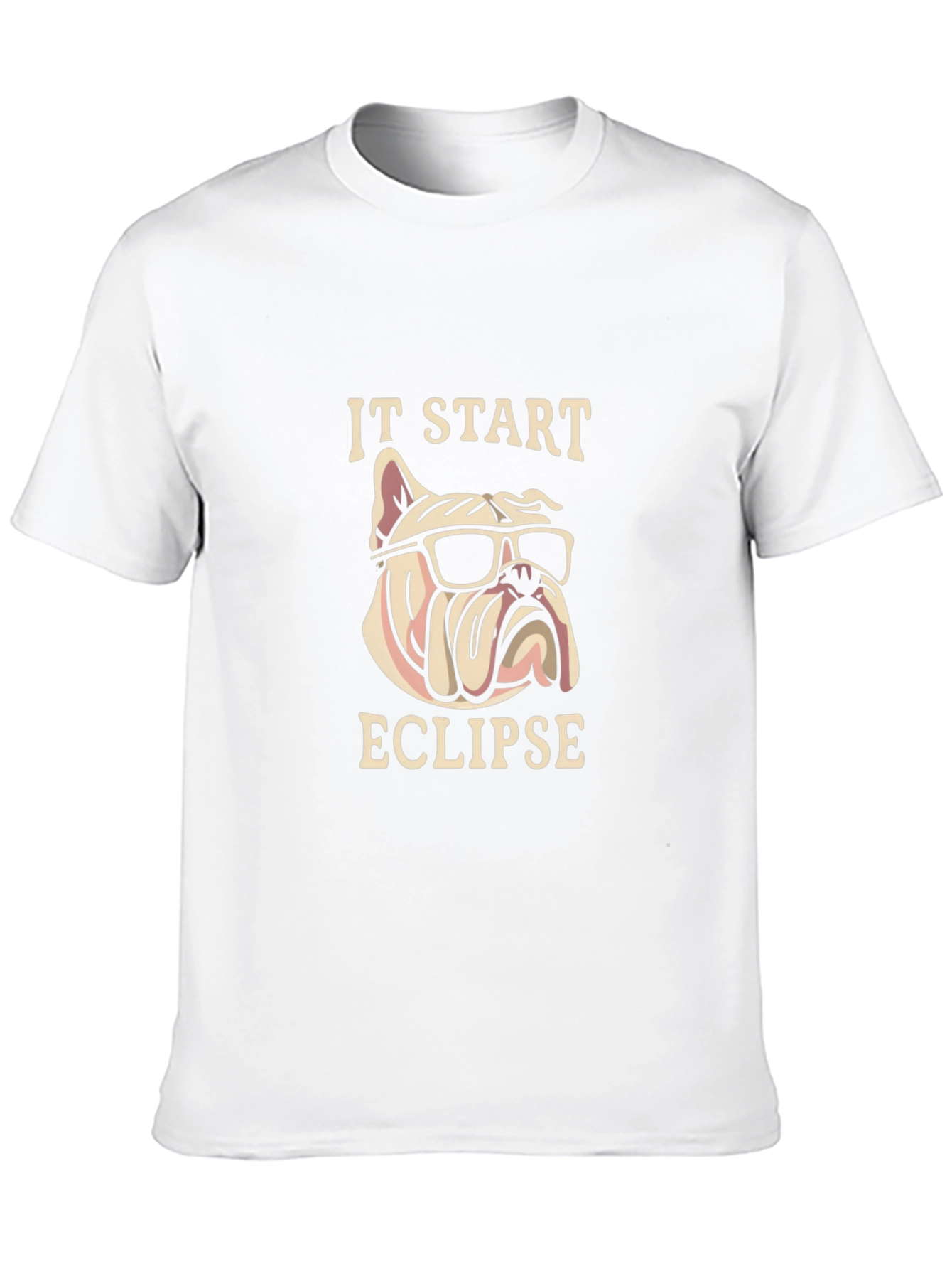 Bulldog Eclipse T-Shirt – Funny Cool Dog Lover Graphic Tee Gift